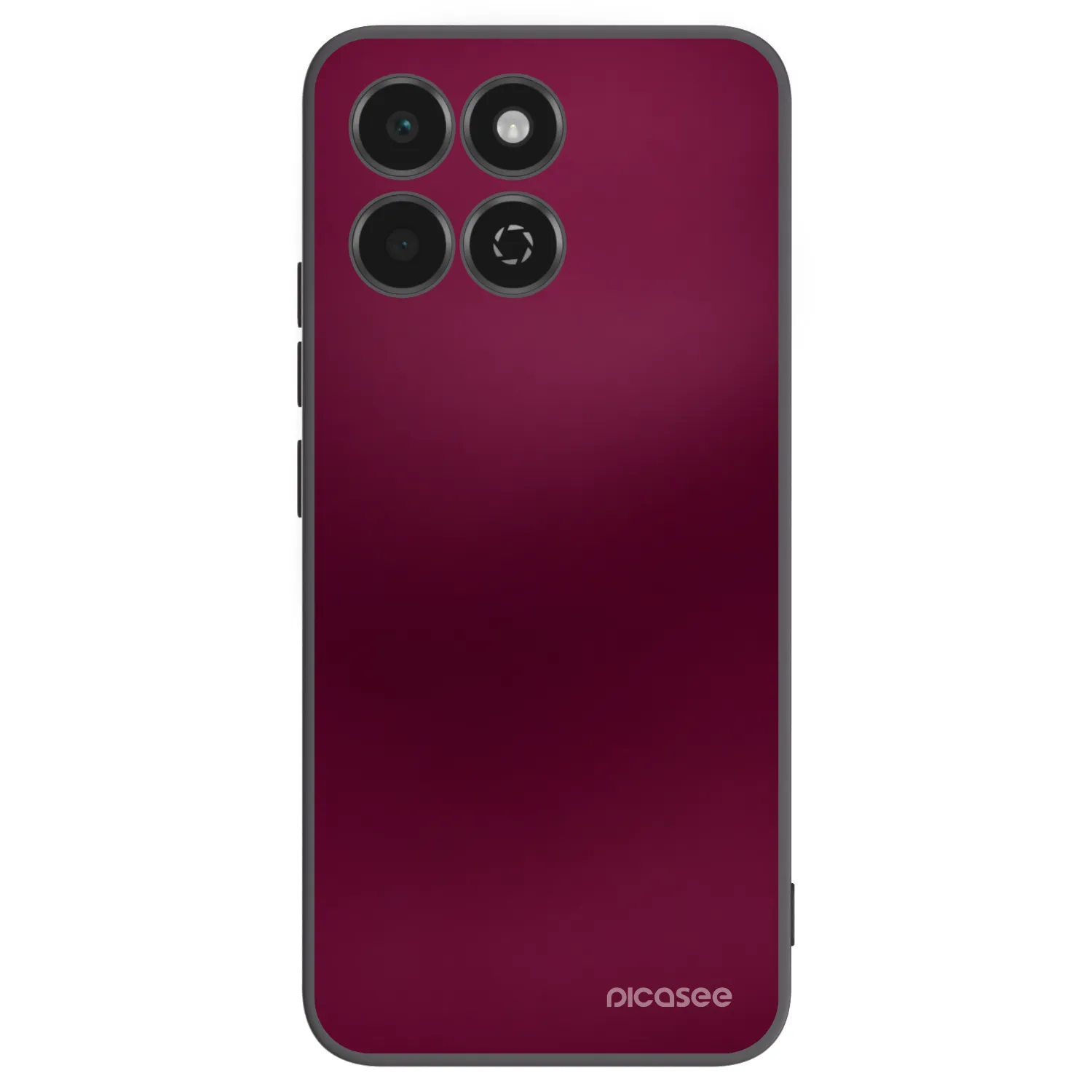 Picasee crna silikonska maskica za Honor 200 Smart 5G - Velvet Bordeaux