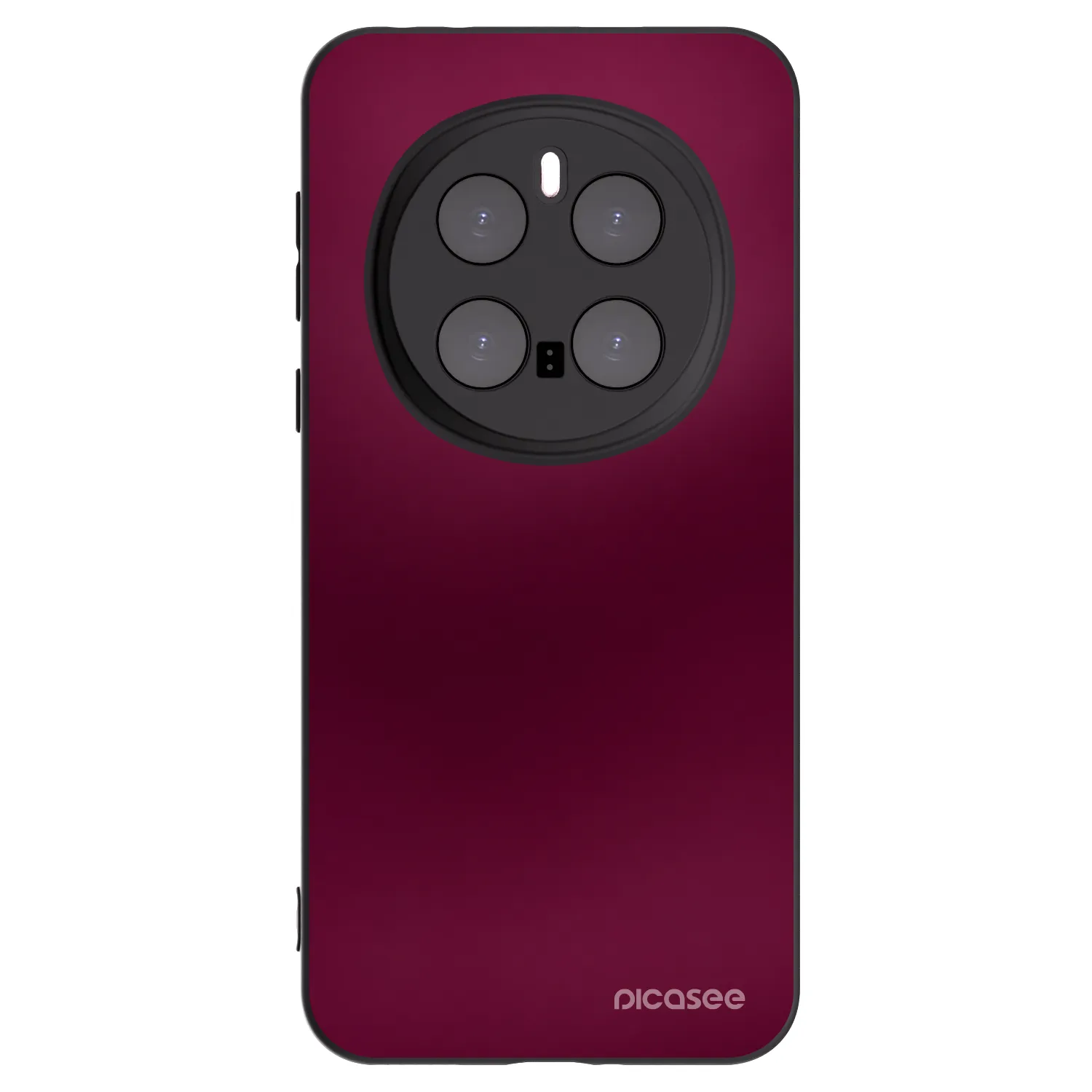 Picasee crna silikonska maskica za Honor Magic7 Pro 5G - Velvet Bordeaux