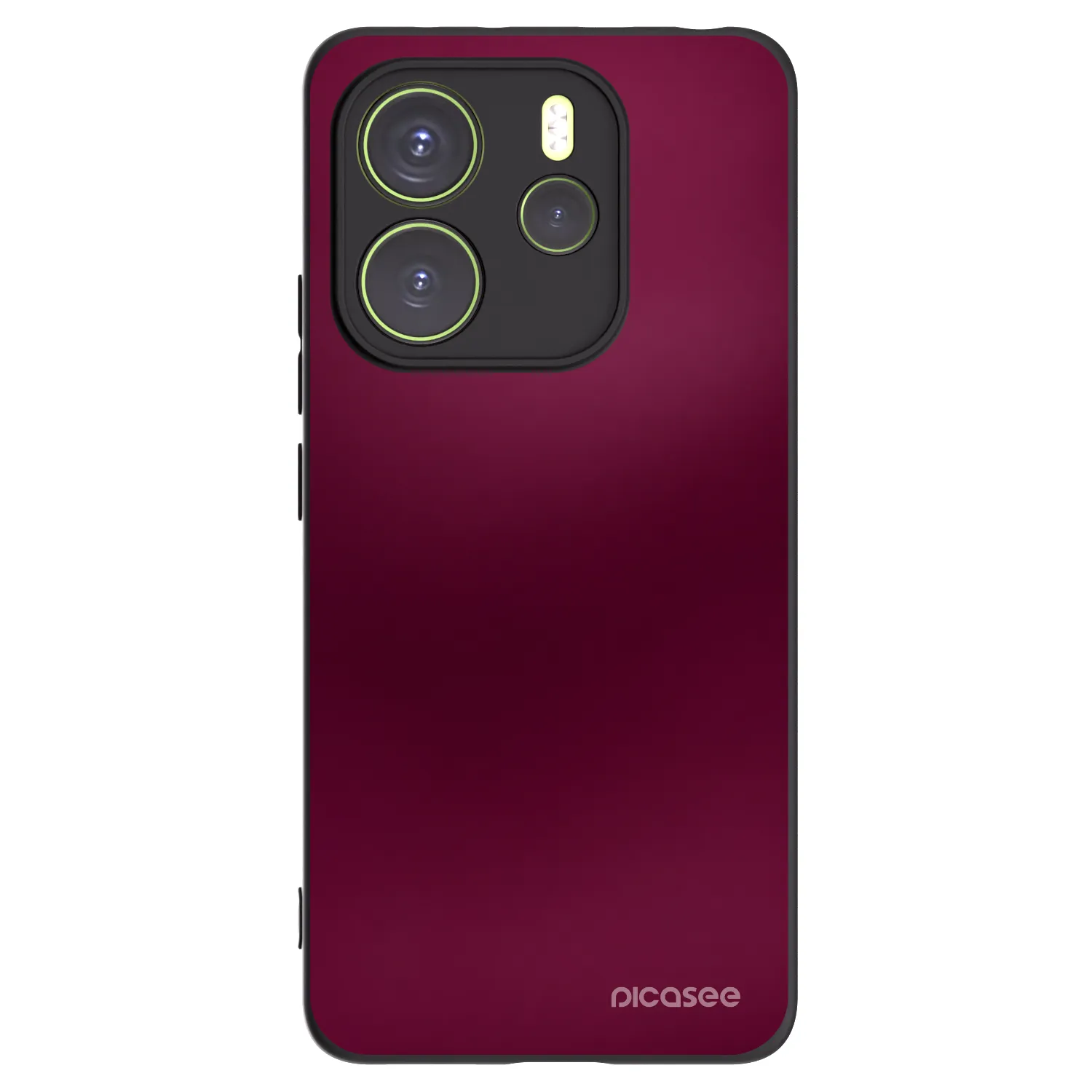 Picasee crna silikonska maskica za Xiaomi Redmi Note 14 4G - Velvet Bordeaux