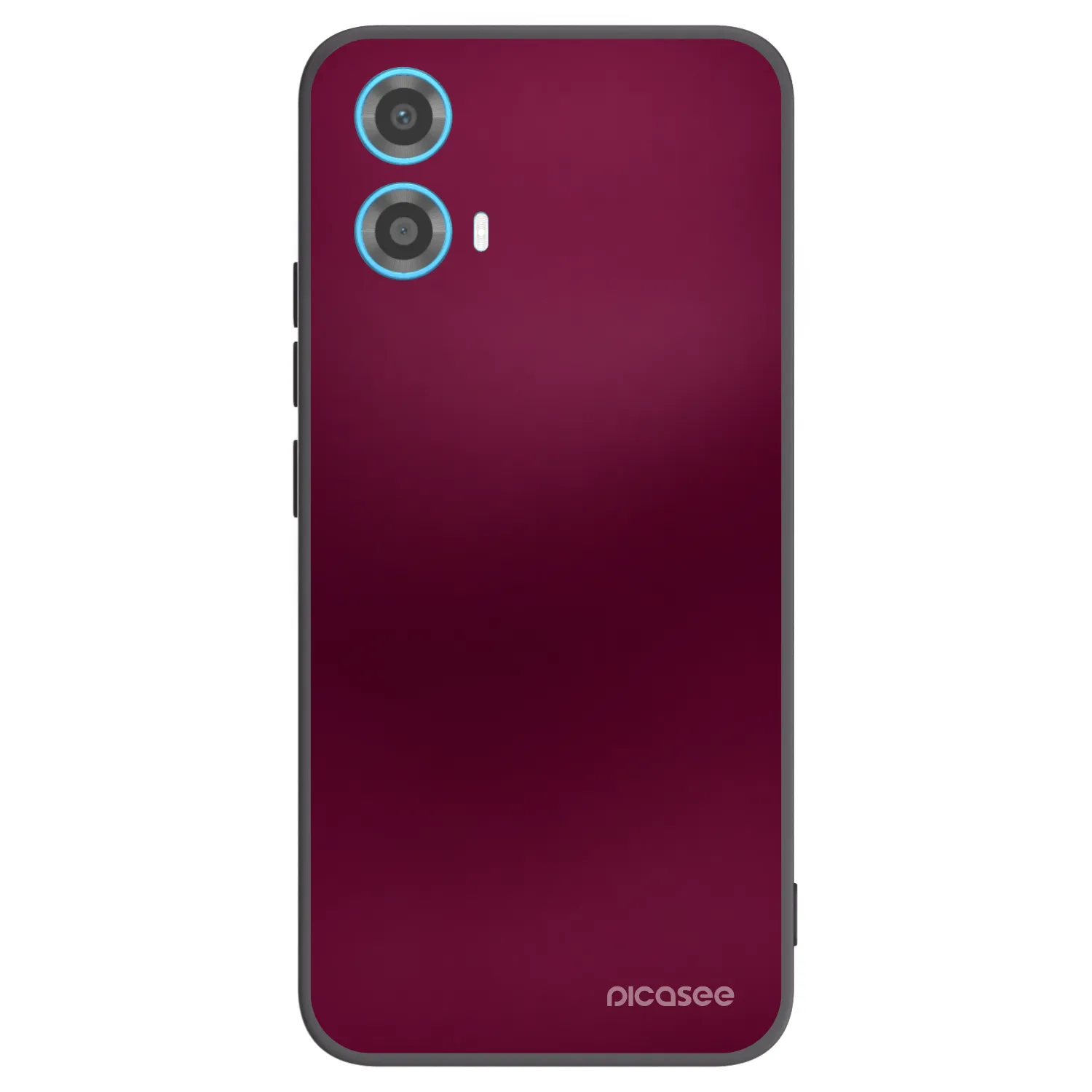 Picasee crna silikonska maskica za Motorola Moto G34 5G - Velvet Bordeaux