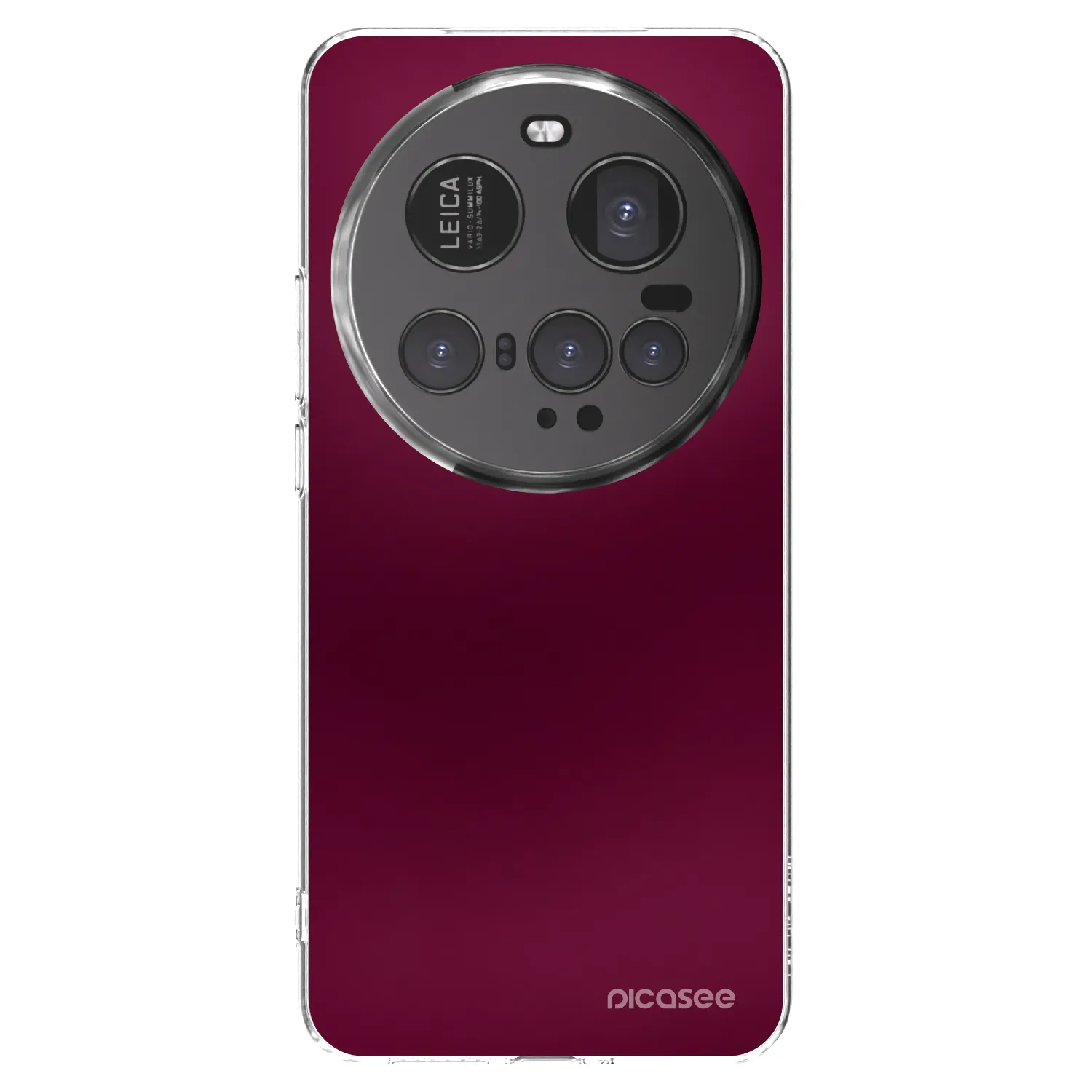 Picasee silikonska prozirna maskica za Xiaomi 15 Ultra - Velvet Bordeaux