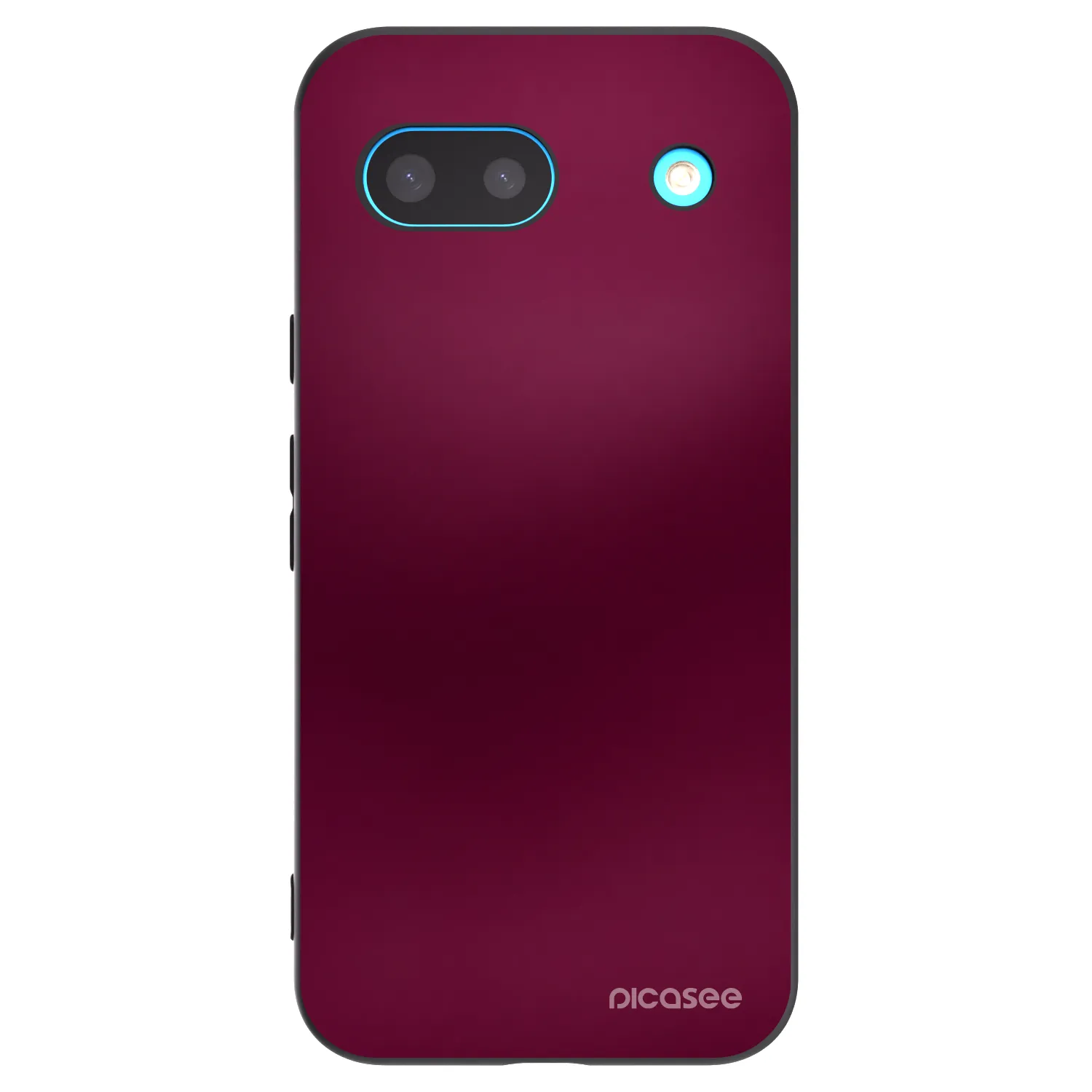 Picasee crna silikonska maskica za Google Pixel 8 - Velvet Bordeaux