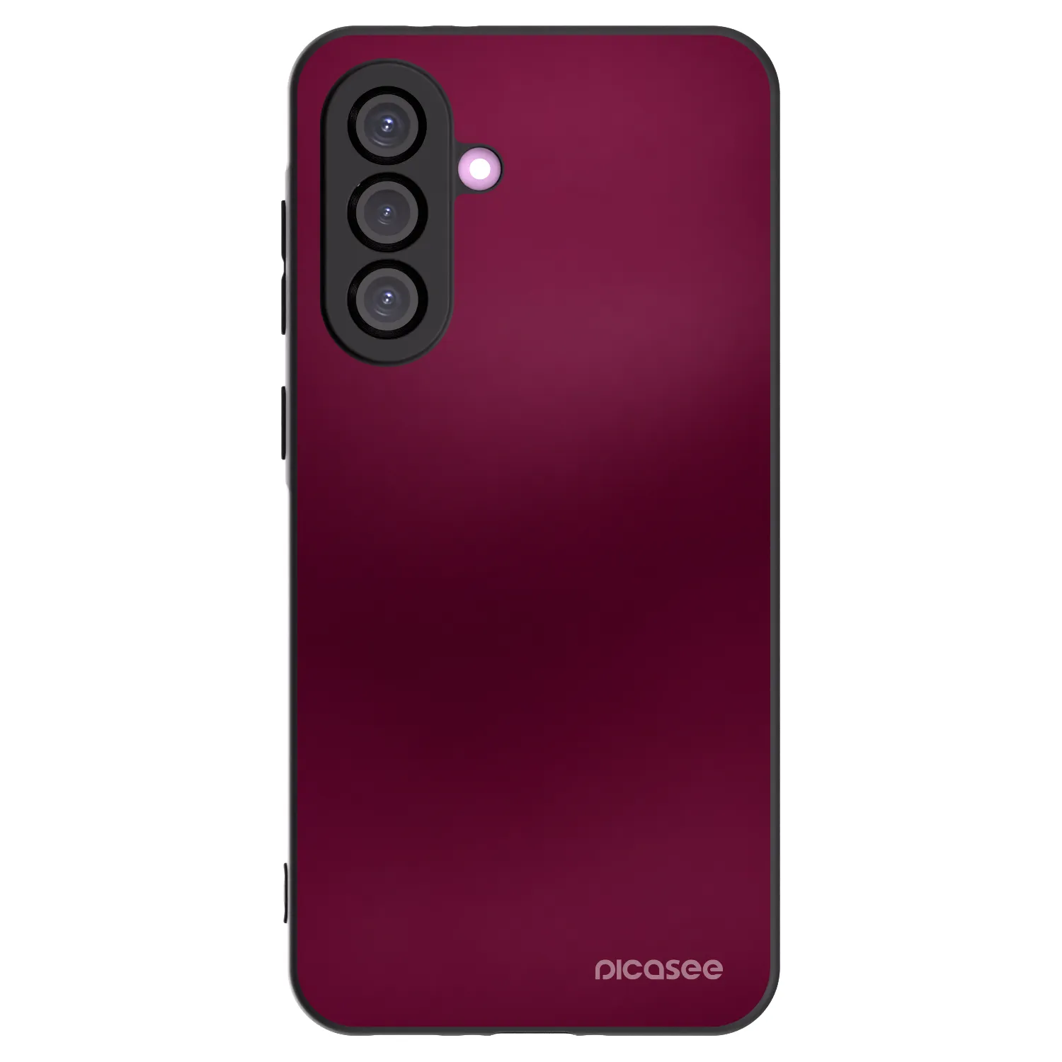 Picasee crna silikonska maskica za Samsung Galaxy A36 5G - Velvet Bordeaux