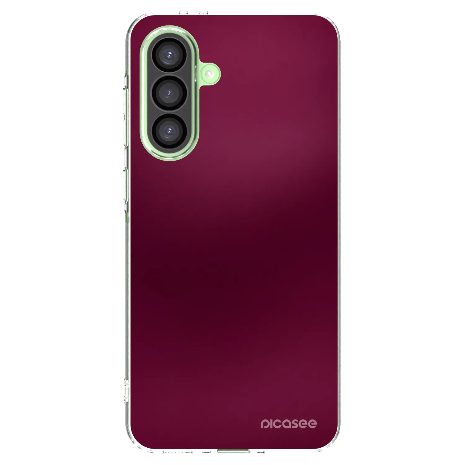 Picasee silikonska prozirna maskica za Samsung Galaxy A26 5G A266B - Velvet Bordeaux