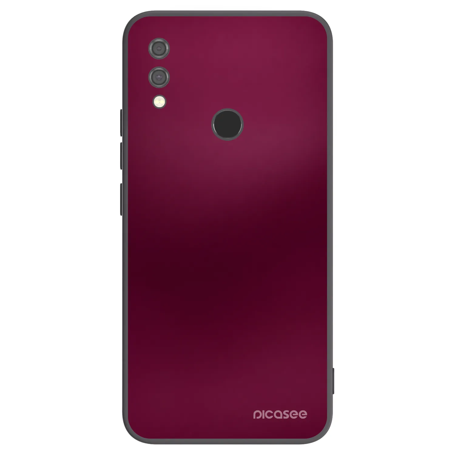 Picasee crna silikonska maskica za Xiaomi Redmi Note 7 - Velvet Bordeaux