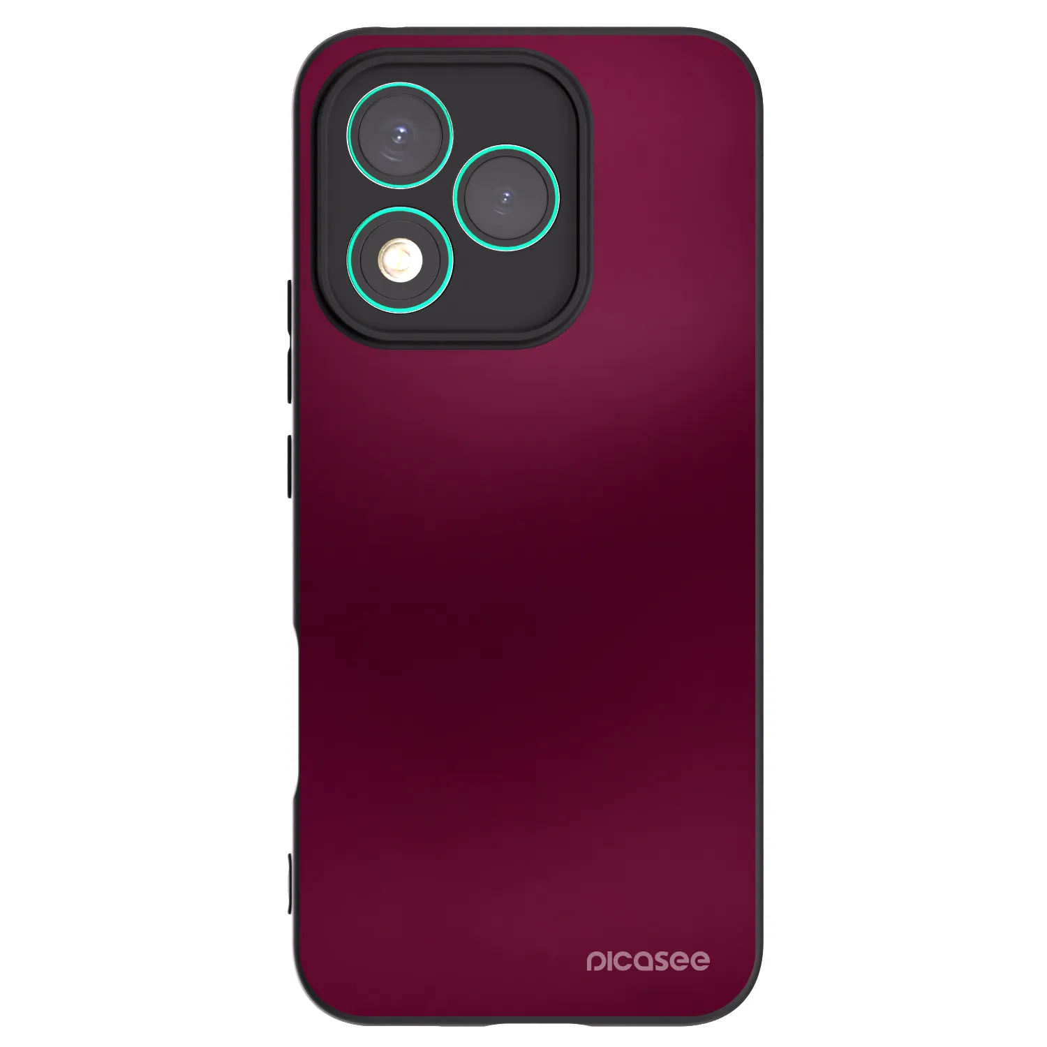 Picasee crna silikonska maskica za Honor 400 Lite 5G - Velvet Bordeaux