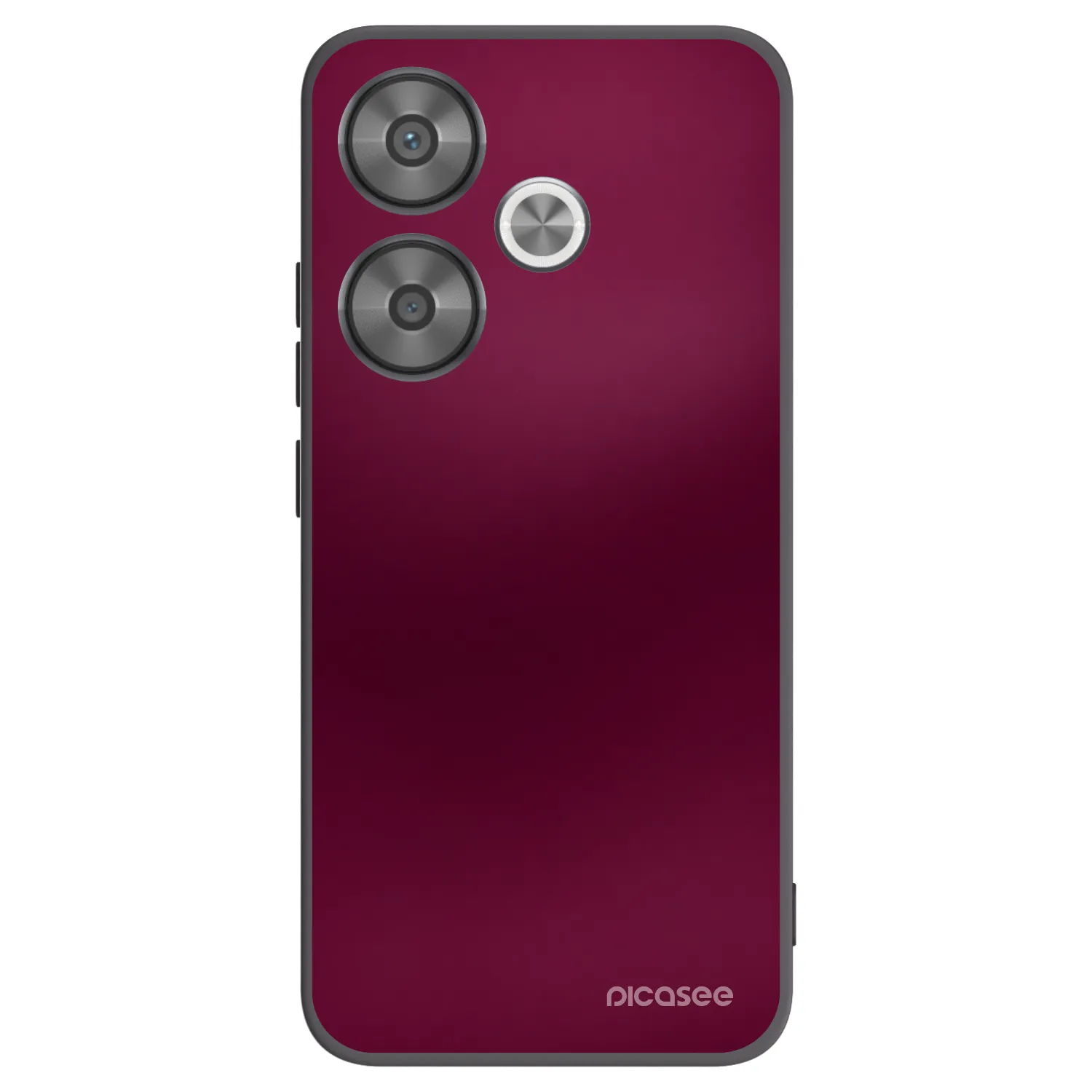 Picasee crna silikonska maskica za Xiaomi Poco F6 - Velvet Bordeaux
