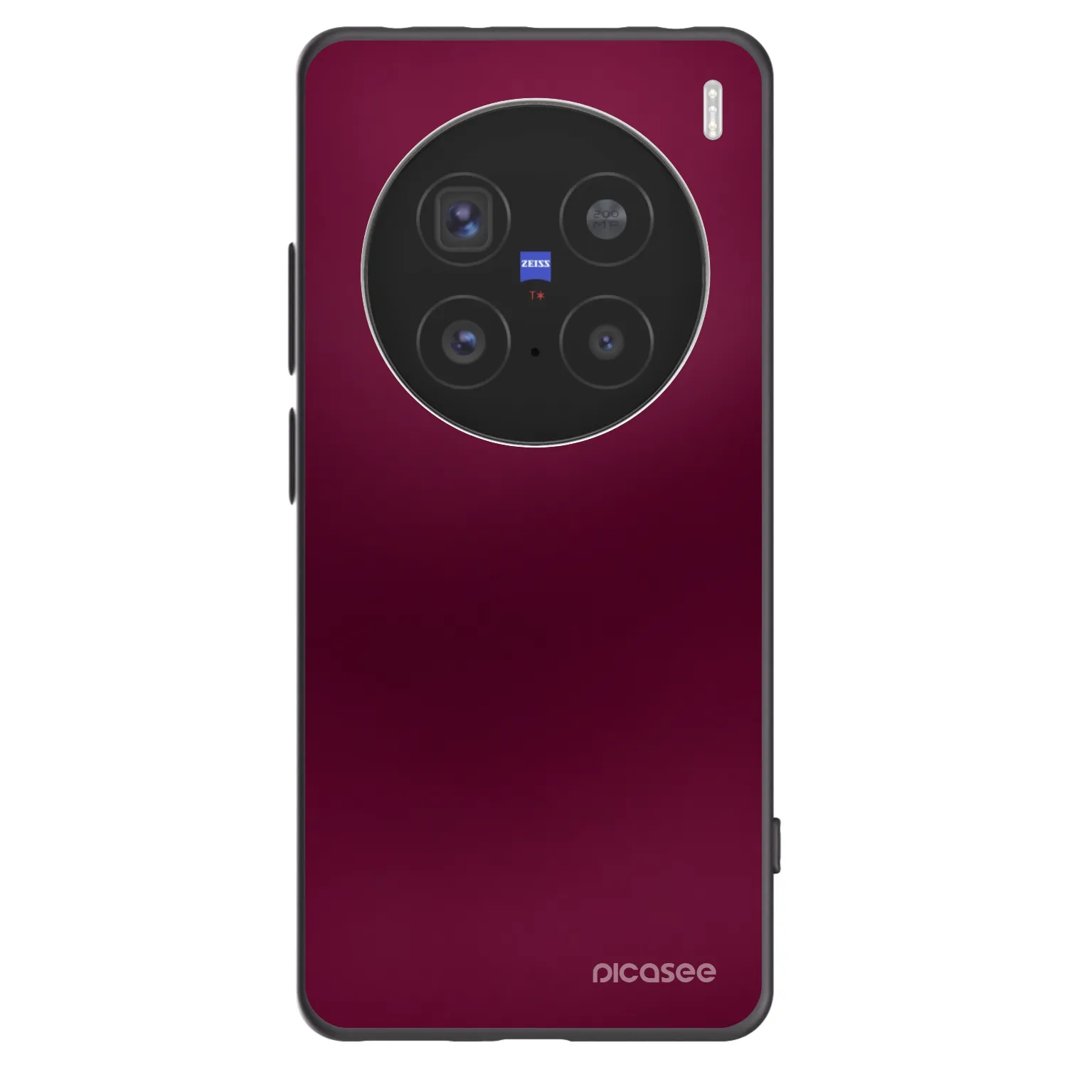 Picasee crna silikonska maskica za Vivo X200 Pro - Velvet Bordeaux
