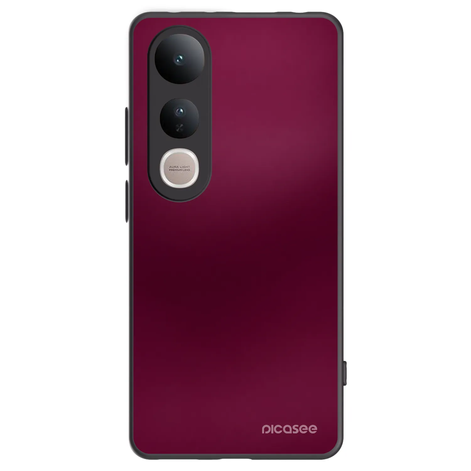 Picasee crna silikonska maskica za Vivo V50 Lite 5G - Velvet Bordeaux