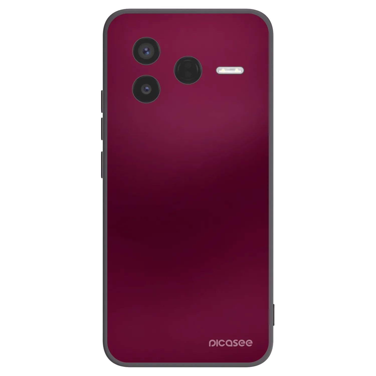 Picasee crna silikonska maskica za Xiaomi Poco F7 Pro 5G - Velvet Bordeaux