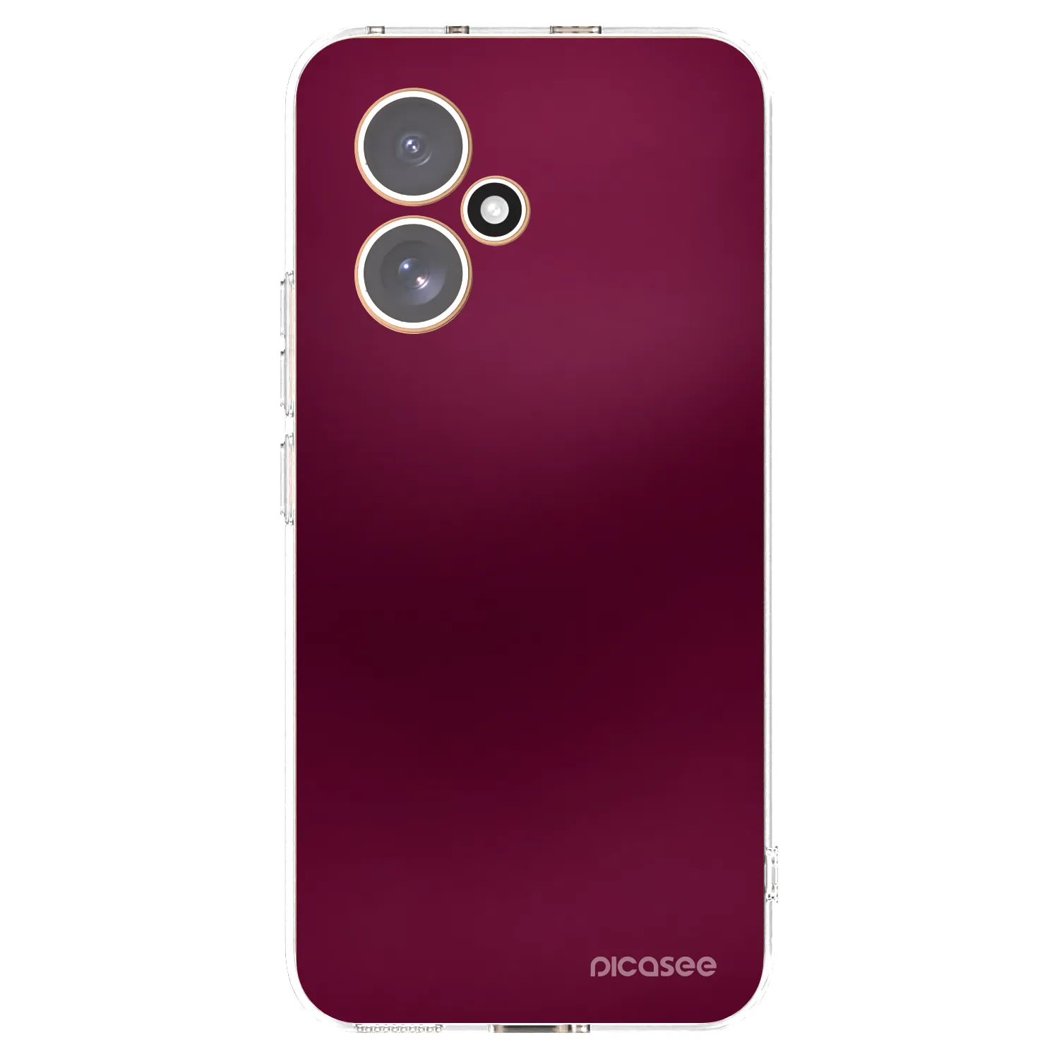 Picasee silikonska prozirna maskica za Honor 400 5G - Velvet Bordeaux