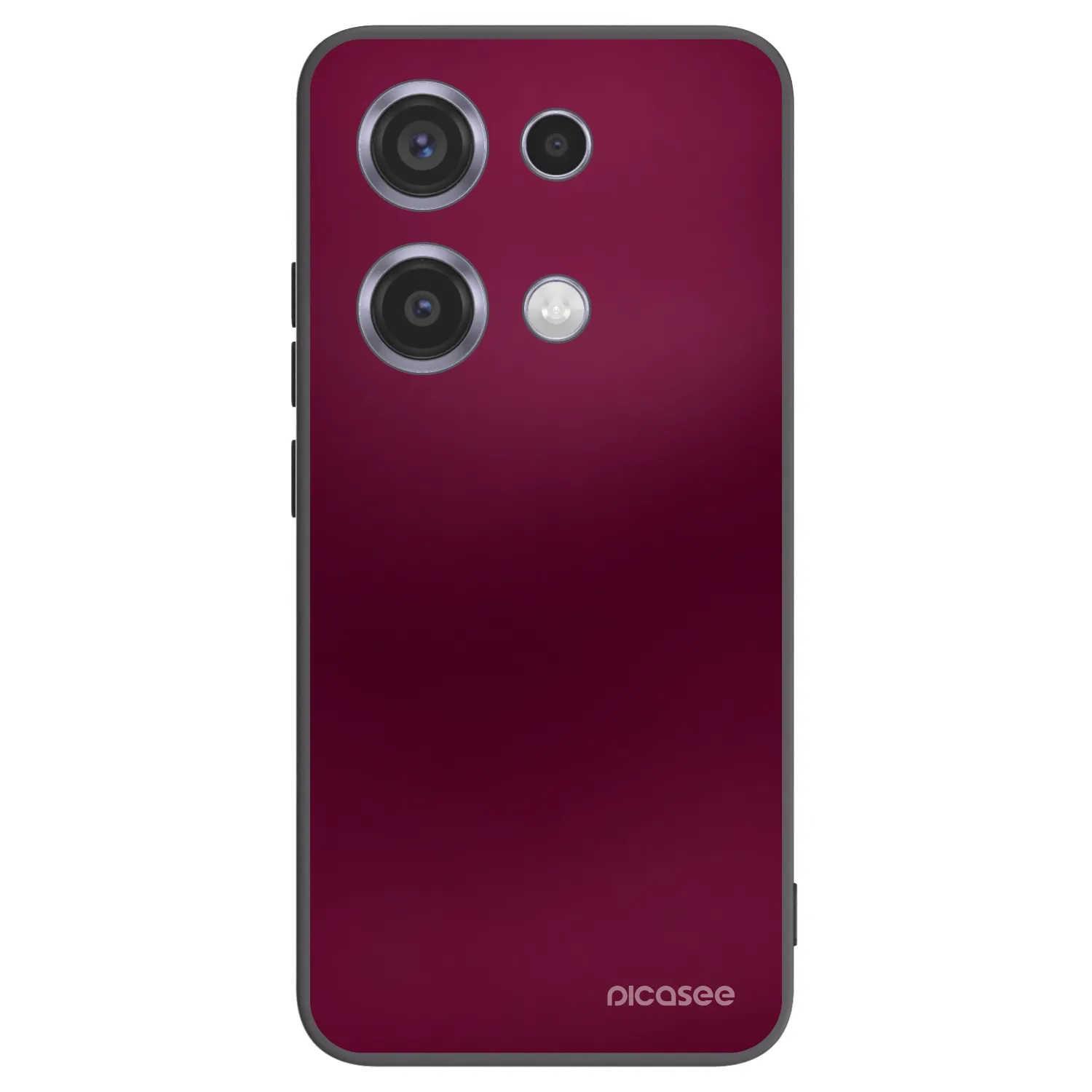 Picasee crna silikonska maskica za Xiaomi Redmi Note 14S - Velvet Bordeaux