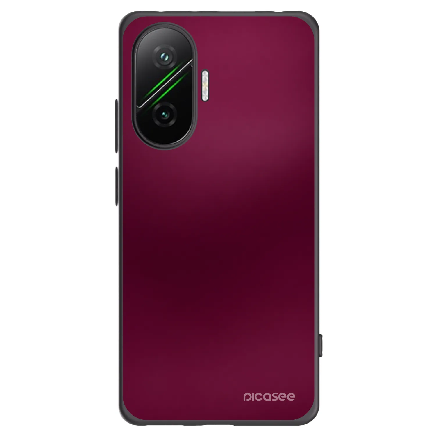 Picasee crna silikonska maskica za Xiaomi Poco F7 5G - Velvet Bordeaux
