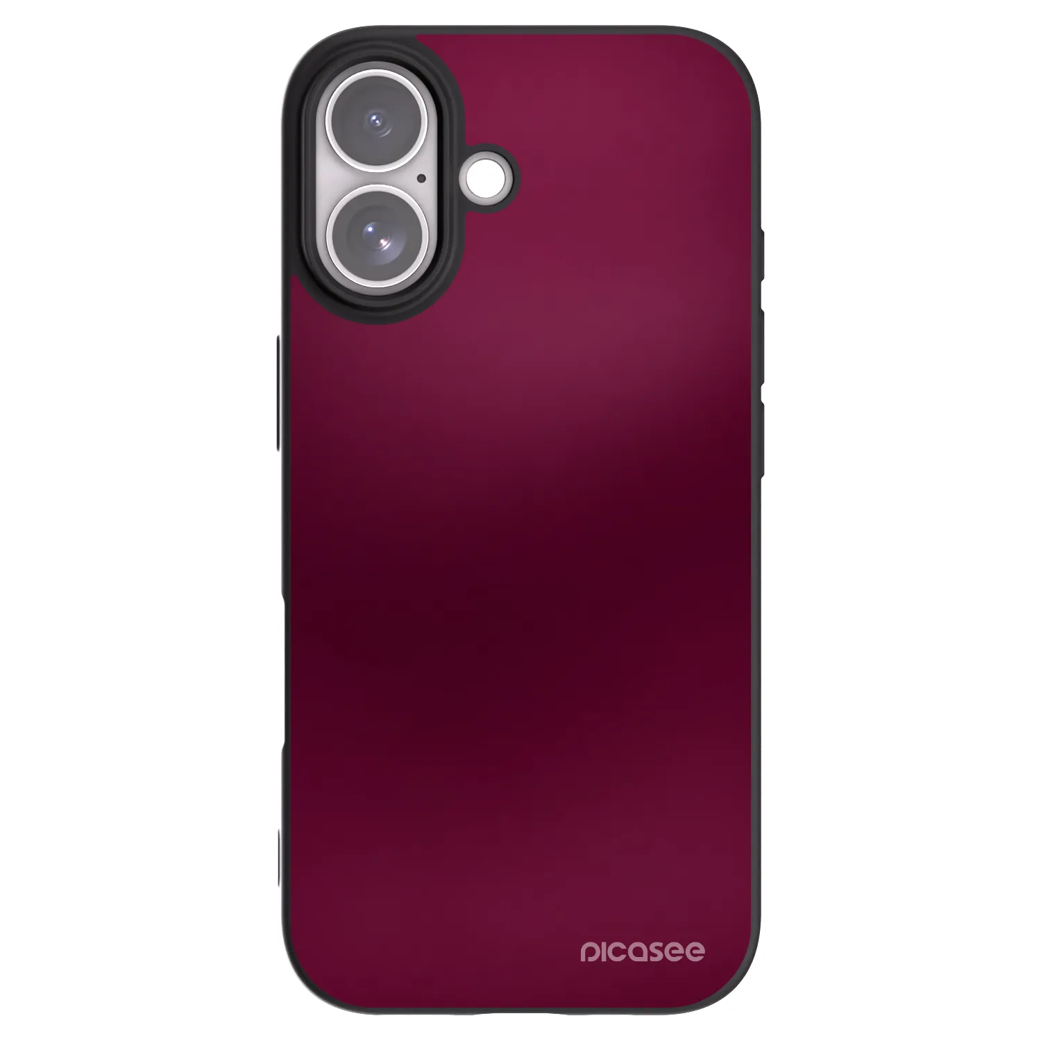 Picasee crna silikonska maskica za Apple iPhone 17 - Velvet Bordeaux