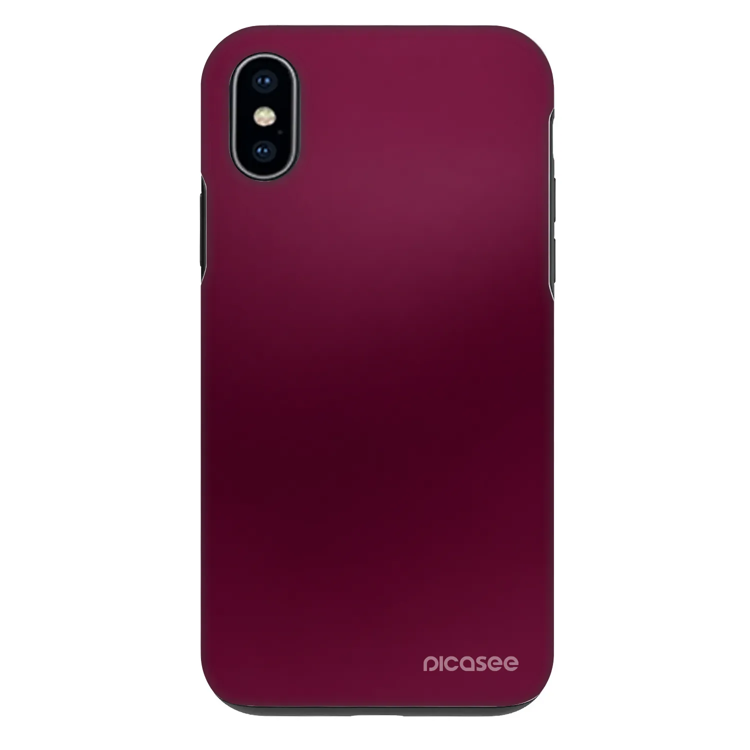 Picasee Fashion Case za Apple iPhone X/XS - Velvet Bordeaux