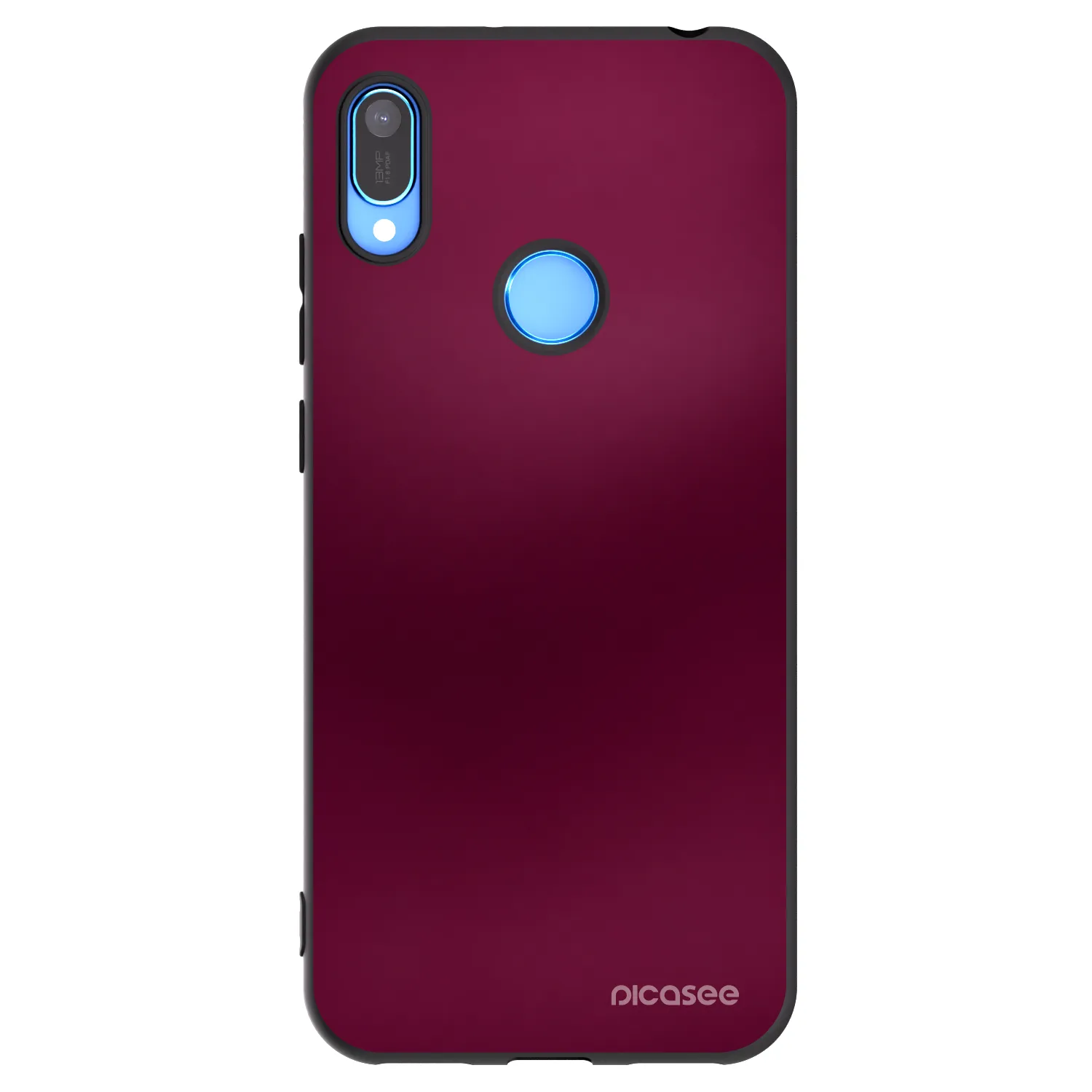 Picasee crna silikonska maskica za Huawei Y6 2019 - Velvet Bordeaux