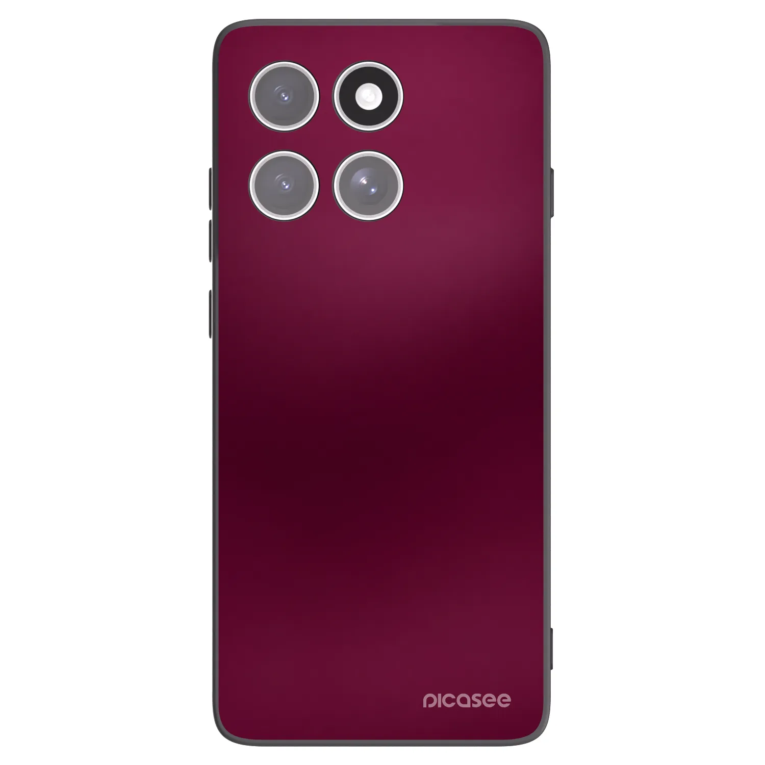 Picasee crna silikonska maskica za Motorola Edge 60 Pro - Velvet Bordeaux