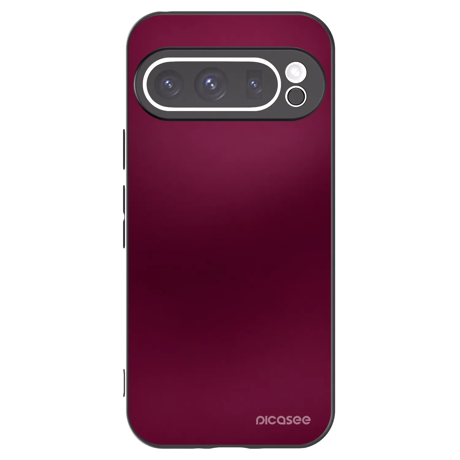 Picasee crna silikonska maskica za Google Pixel 9 Pro XL - Velvet Bordeaux