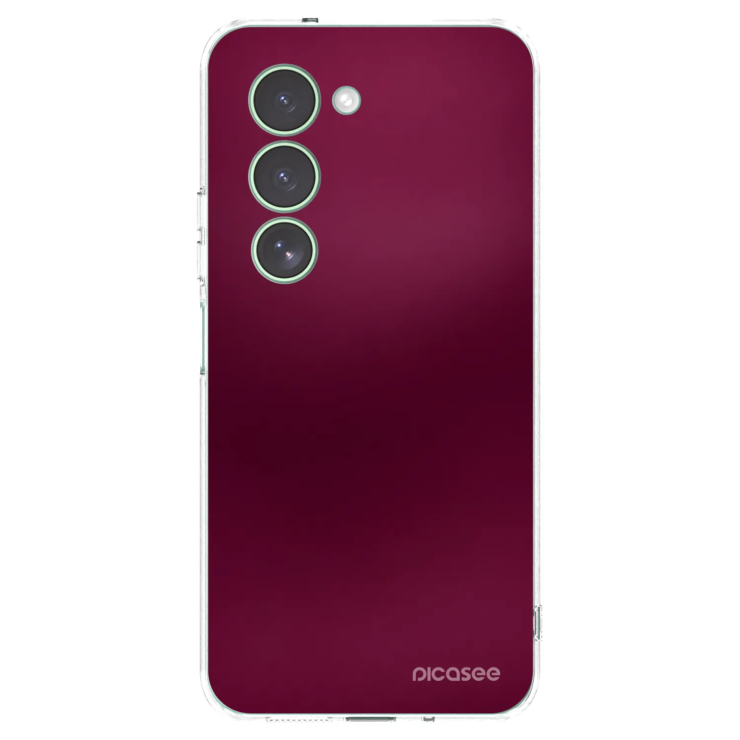 Picasee silikonska prozirna maskica za Xiaomi Redmi 15 5G - Velvet Bordeaux