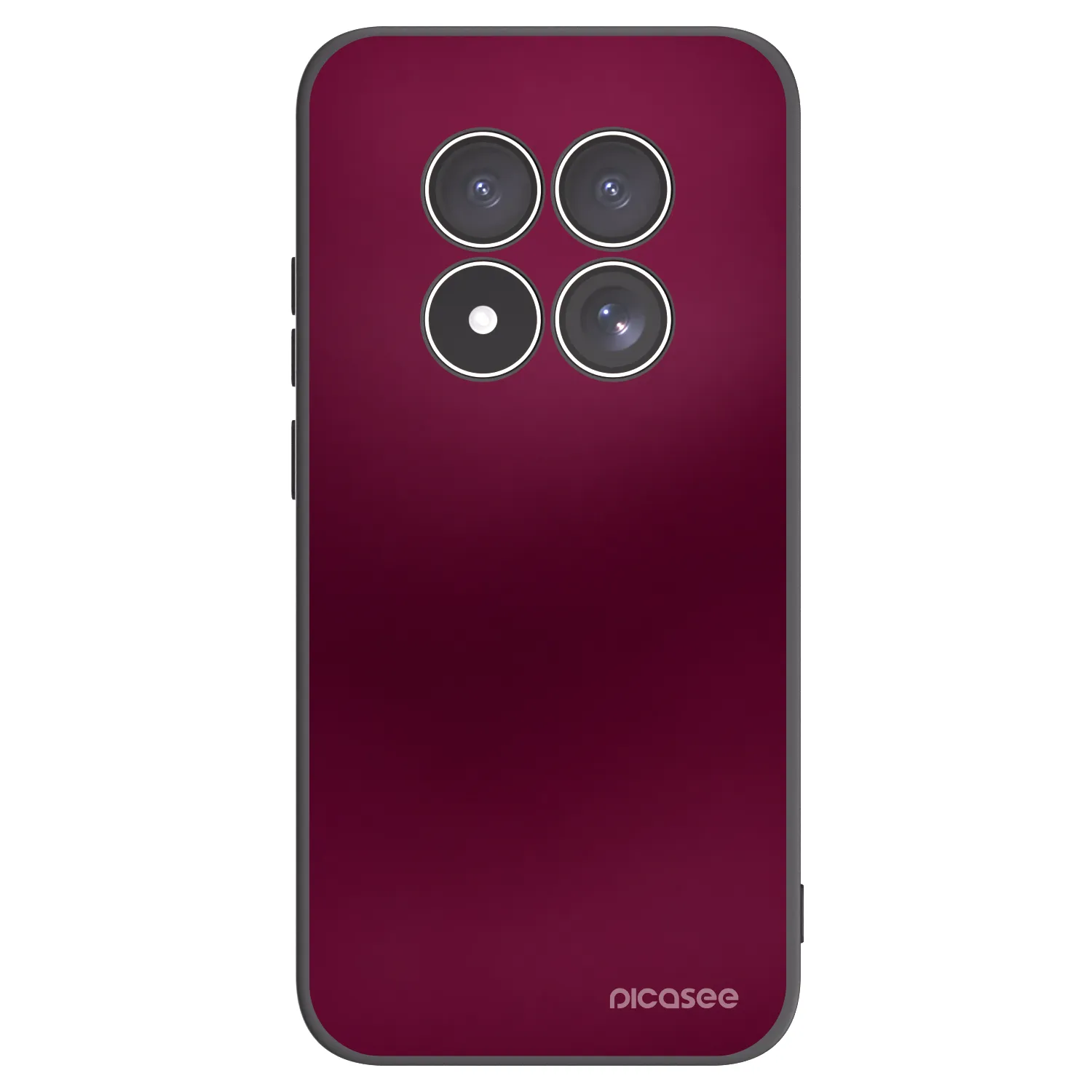Picasee crna silikonska maskica za Xiaomi Redmi Note 15 Pro 4G - Velvet Bordeaux