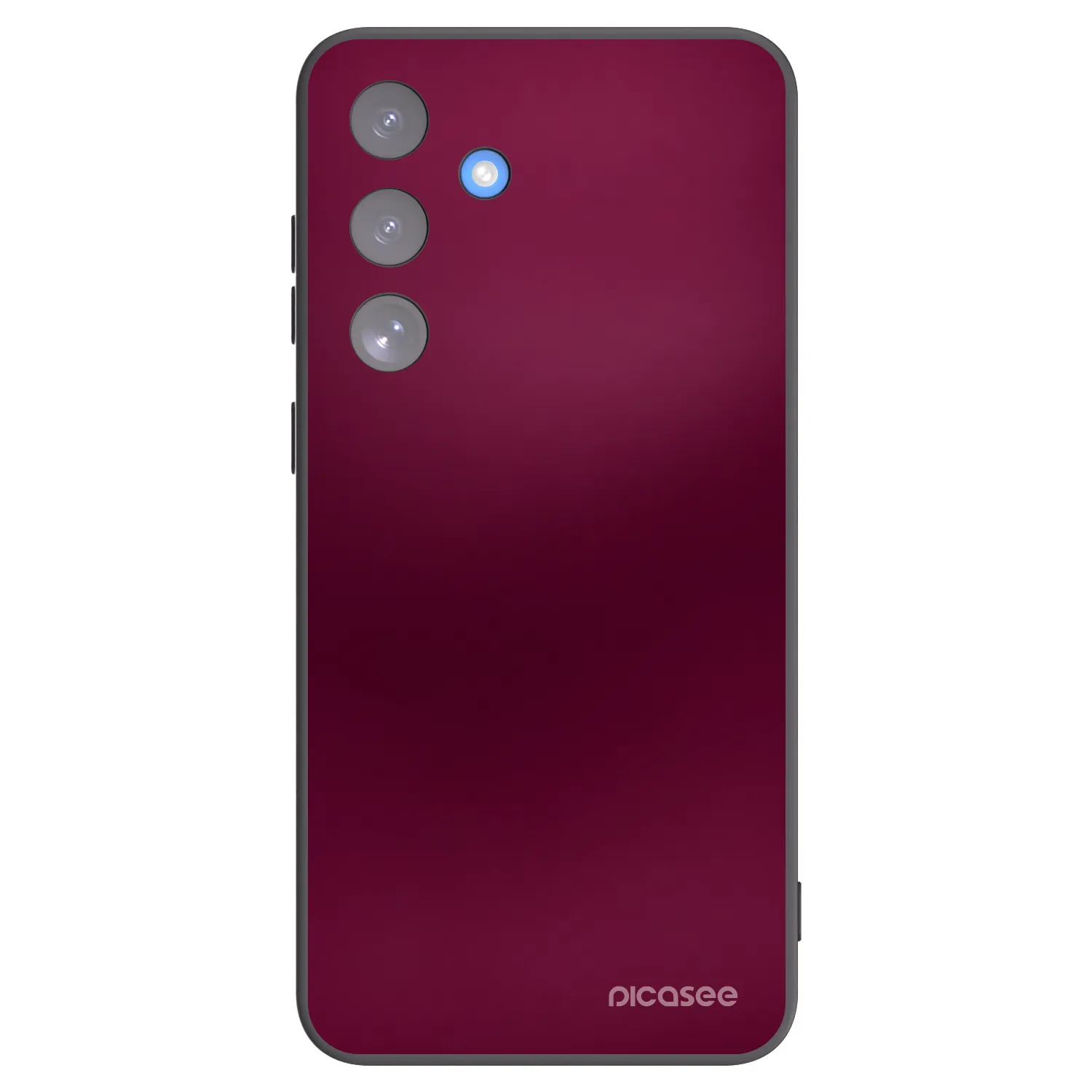 Picasee crna silikonska maskica za Samsung Galaxy S25 FE 5G - Velvet Bordeaux