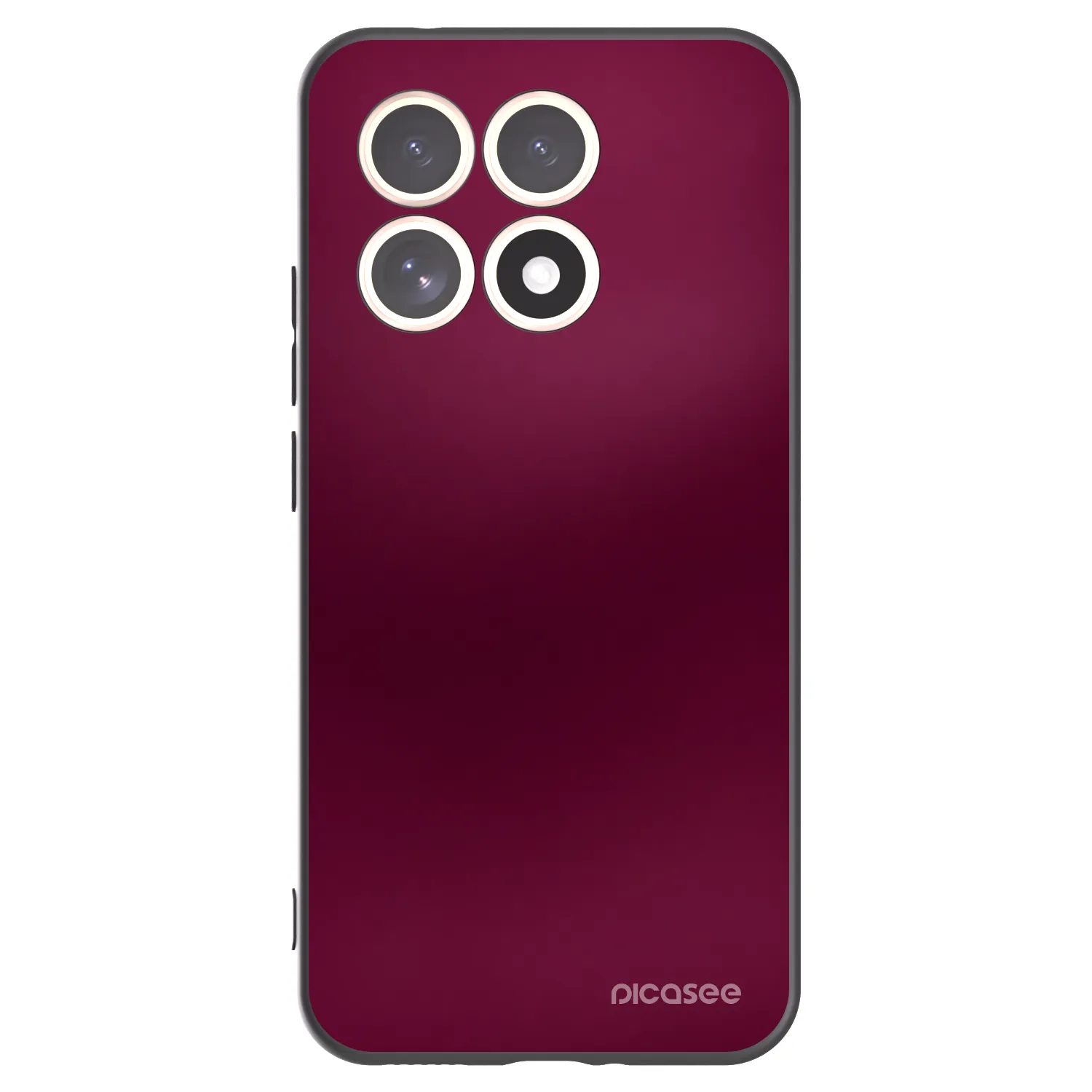 Picasee crna silikonska maskica za Xiaomi 15T - Velvet Bordeaux