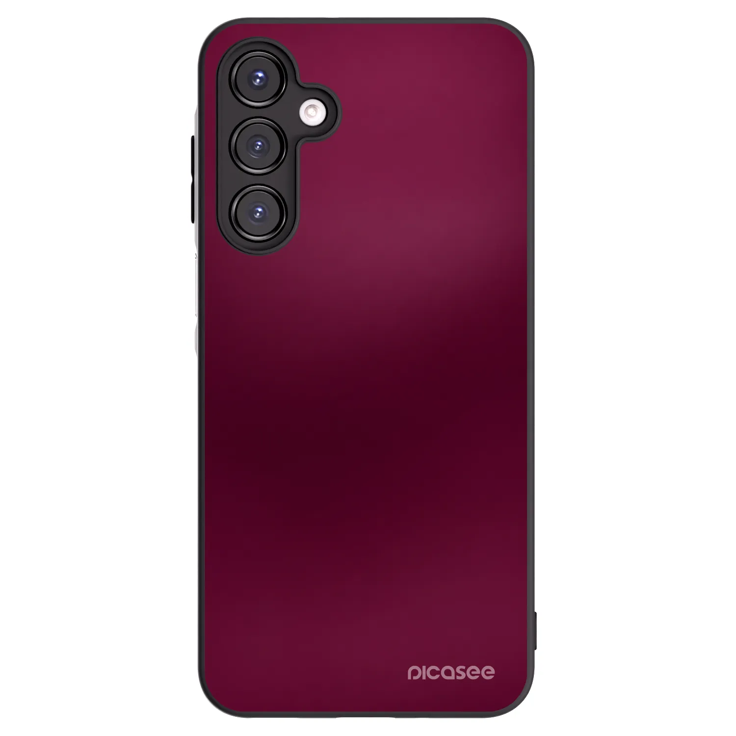 Picasee crna silikonska maskica za Samsung Galaxy A16 4G - Velvet Bordeaux