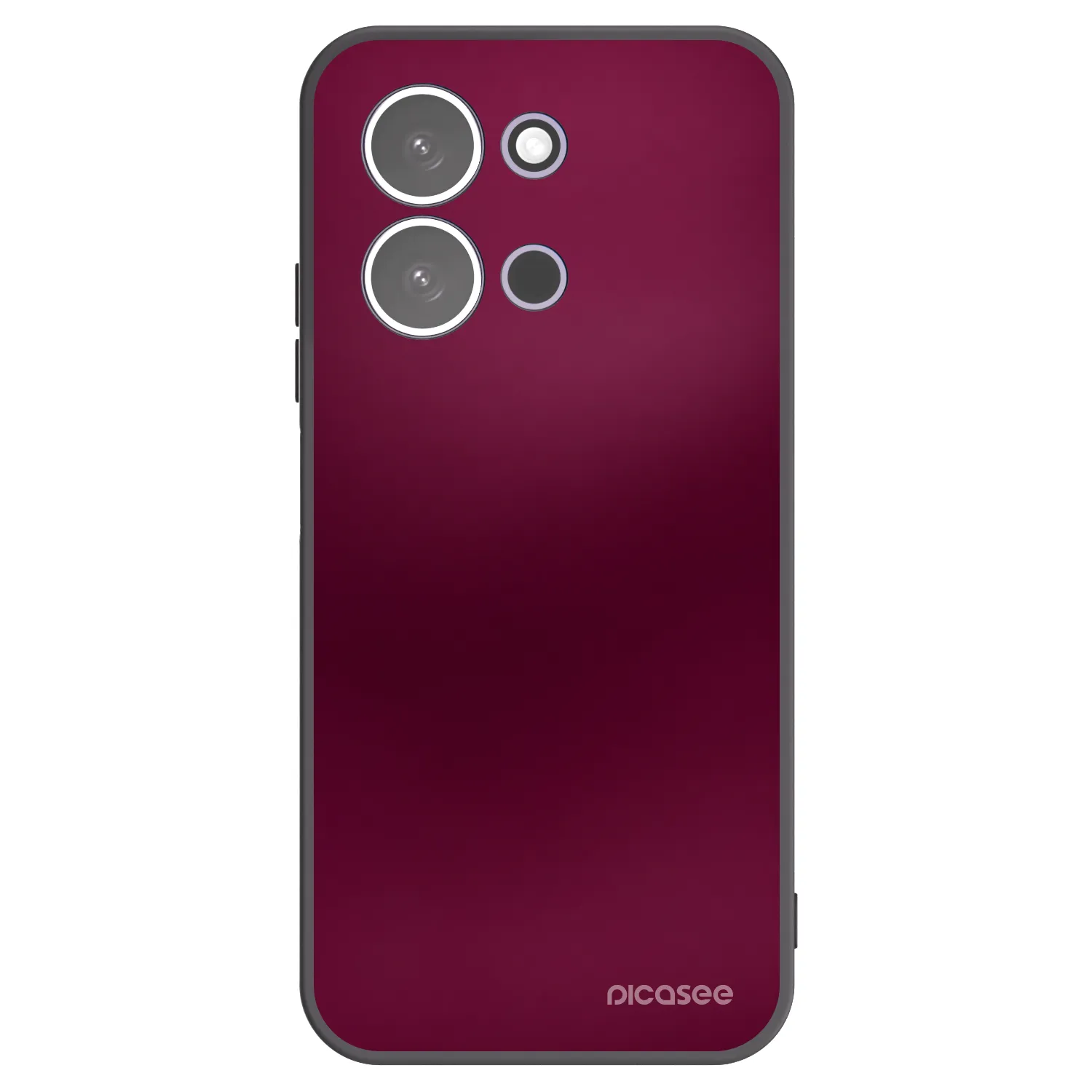 Picasee crna silikonska maskica za Xiaomi Redmi 15C 5G - Velvet Bordeaux