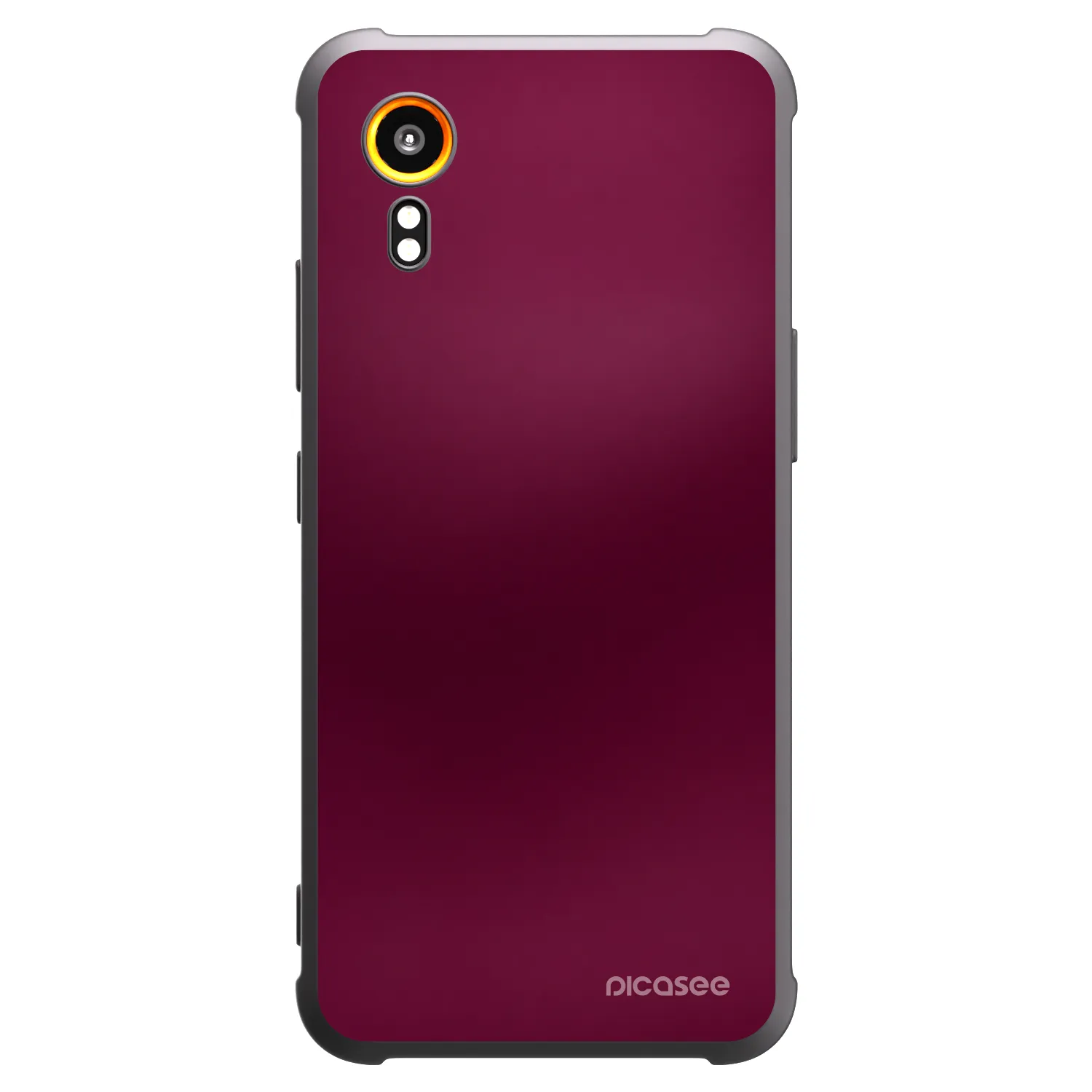 Picasee crna silikonska maskica za Samsung Galaxy XCover 7 - Velvet Bordeaux