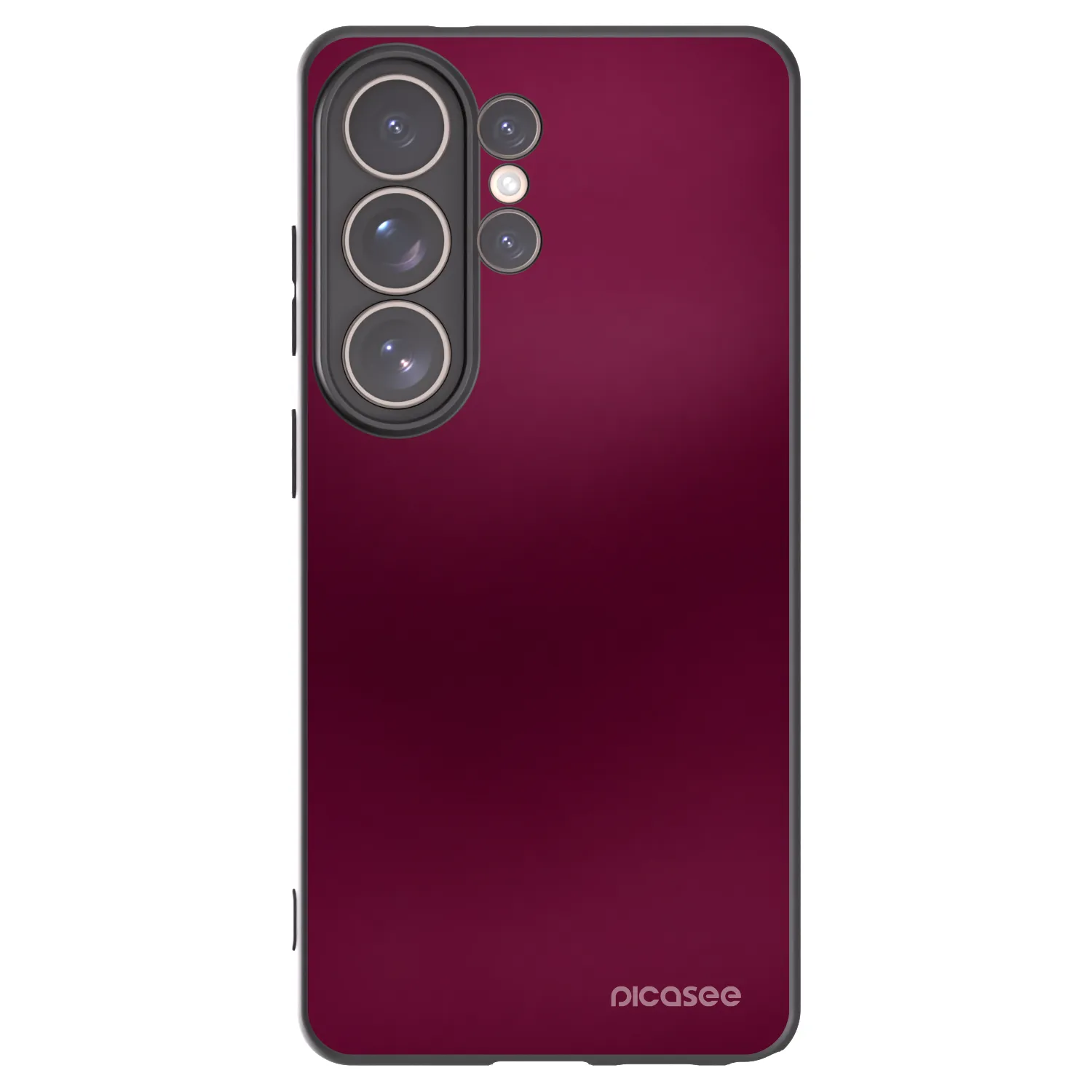 Picasee crna silikonska maskica za Samsung Galaxy S26 Ultra - Velvet Bordeaux