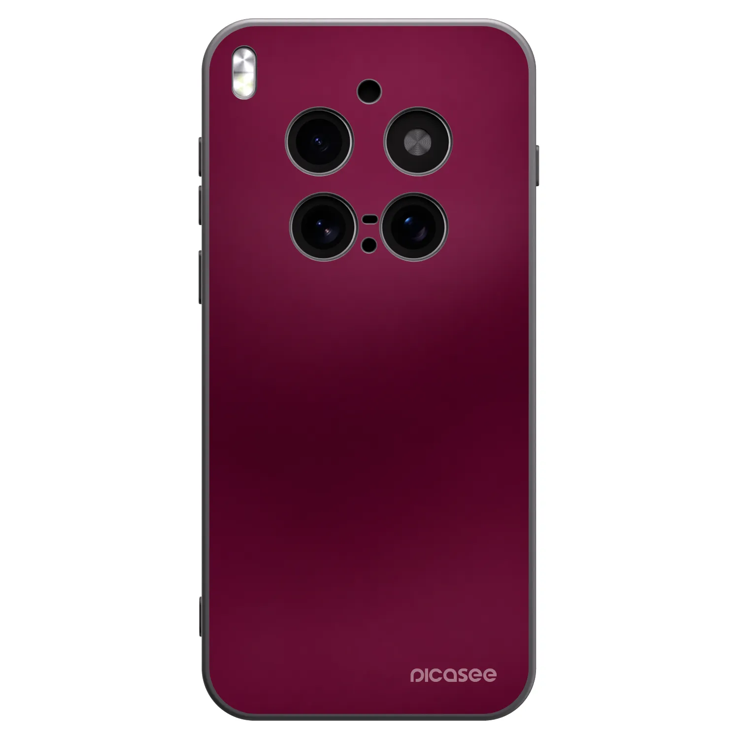 Picasee crna silikonska maskica za Vivo X300 Pro - Velvet Bordeaux