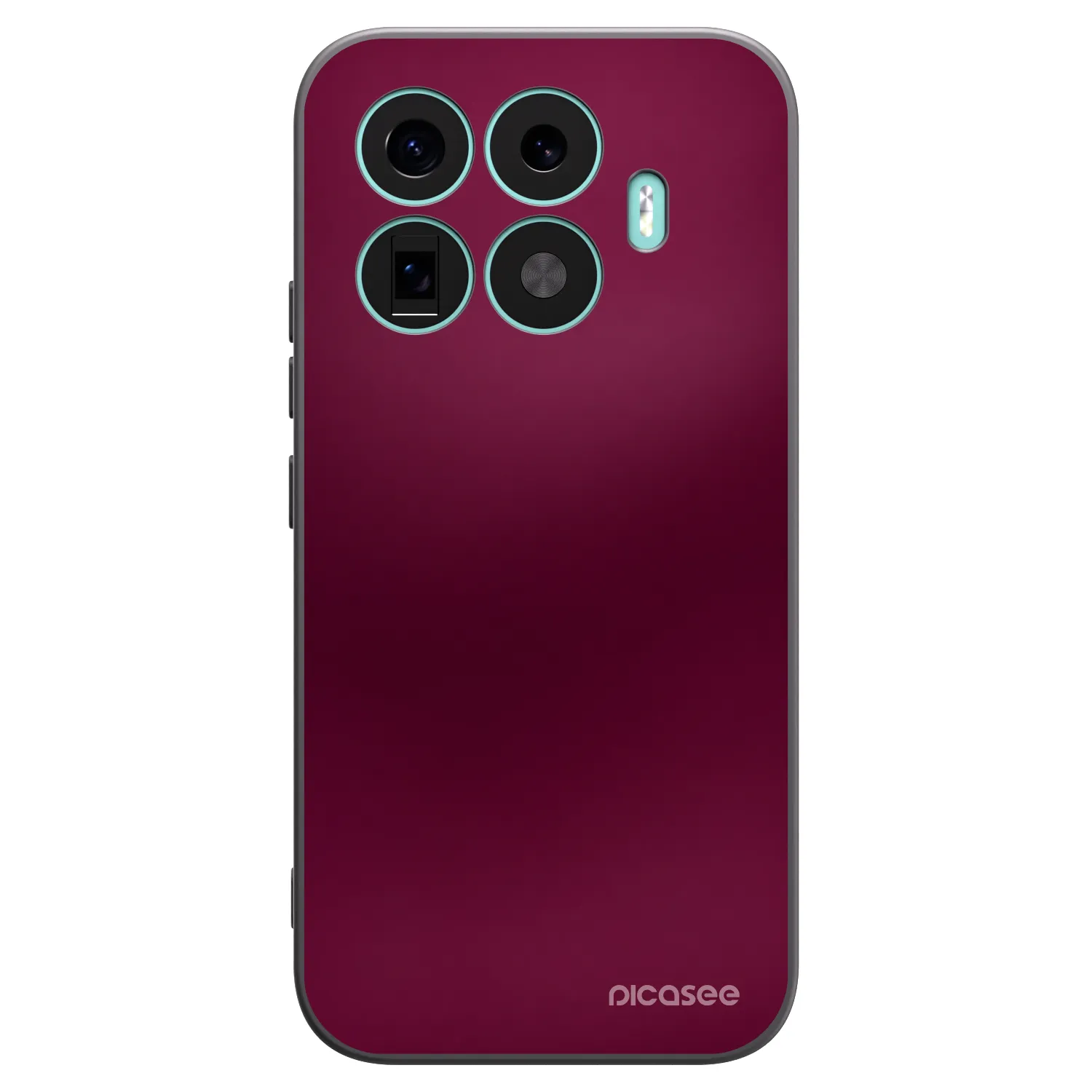 Picasee crna silikonska maskica za Xiaomi 17T - Velvet Bordeaux