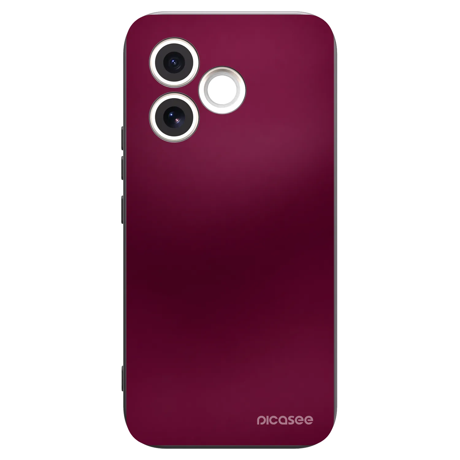 Picasee crna silikonska maskica za Honor 600 Lite - Velvet Bordeaux