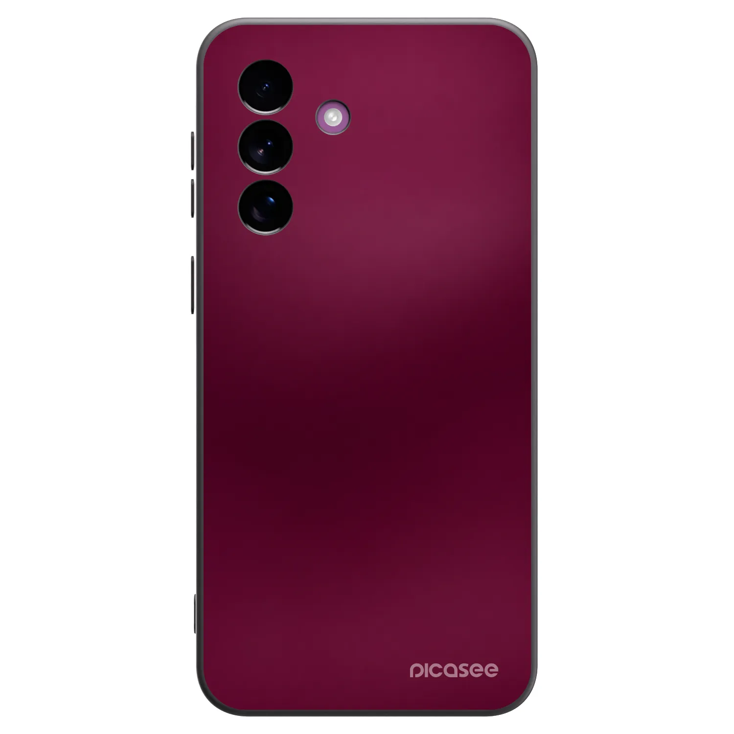 Picasee crna silikonska maskica za Samsung Galaxy A37 - Velvet Bordeaux