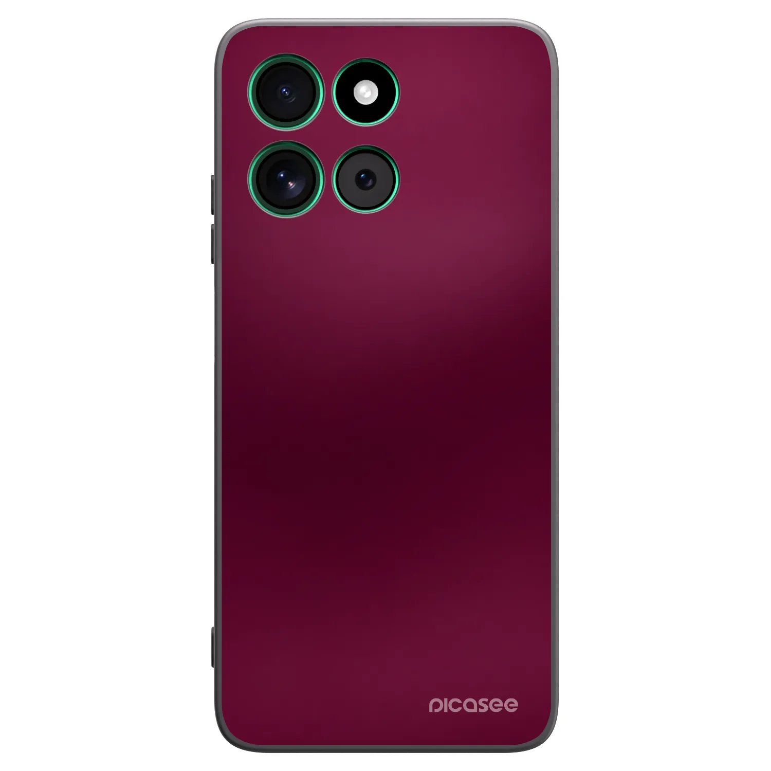 Picasee crna silikonska maskica za Motorola Moto G57 Power - Velvet Bordeaux