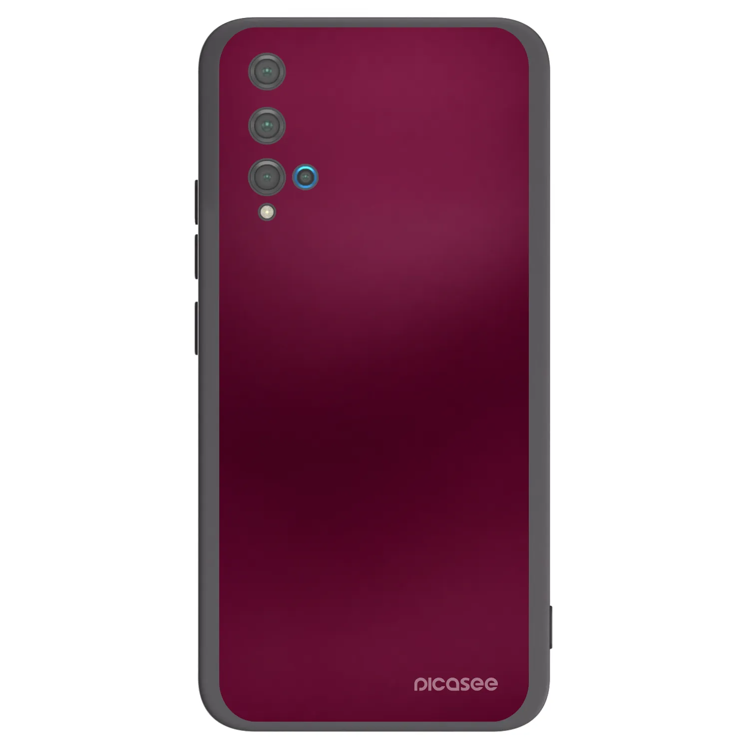 Picasee crna silikonska maskica za Huawei Nova 5T - Velvet Bordeaux
