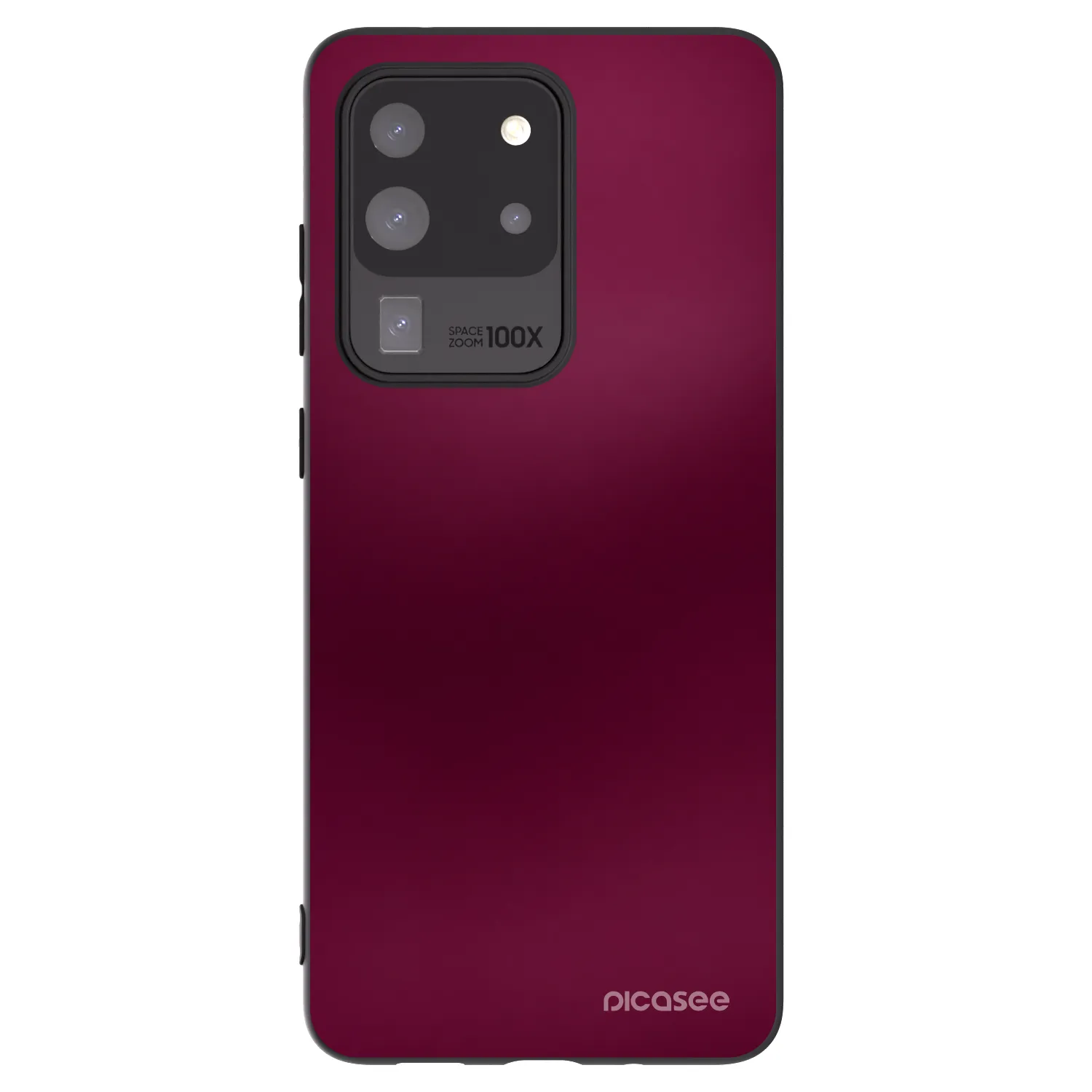 Picasee crna silikonska maskica za Samsung Galaxy S20 Ultra 5G G988F - Velvet Bordeaux