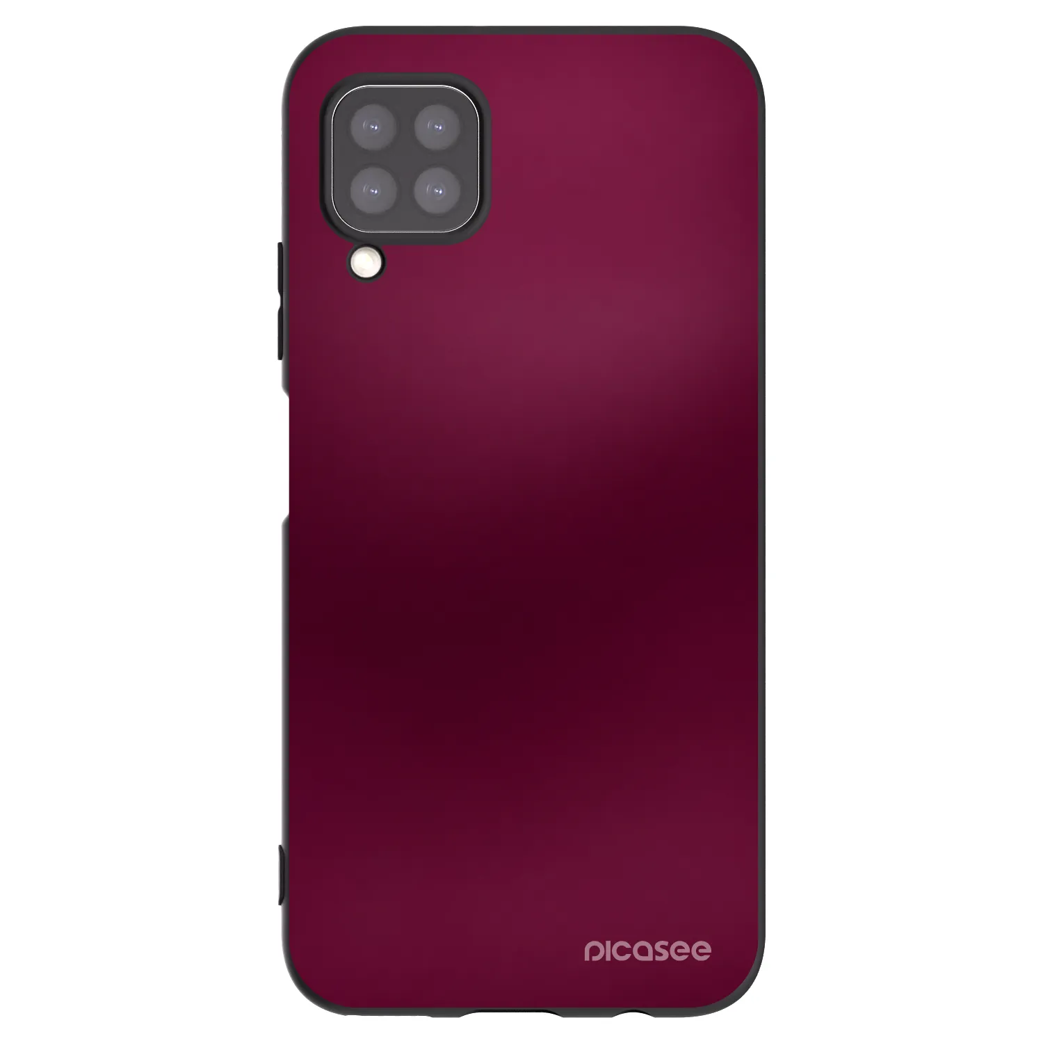 Picasee crna silikonska maskica za Huawei P40 Lite - Velvet Bordeaux