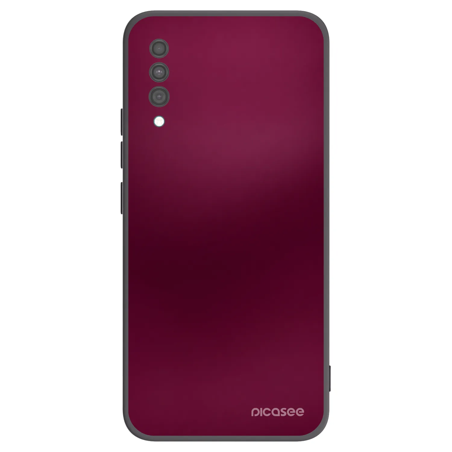 Picasee crna silikonska maskica za Samsung Galaxy A30s A307F - Velvet Bordeaux
