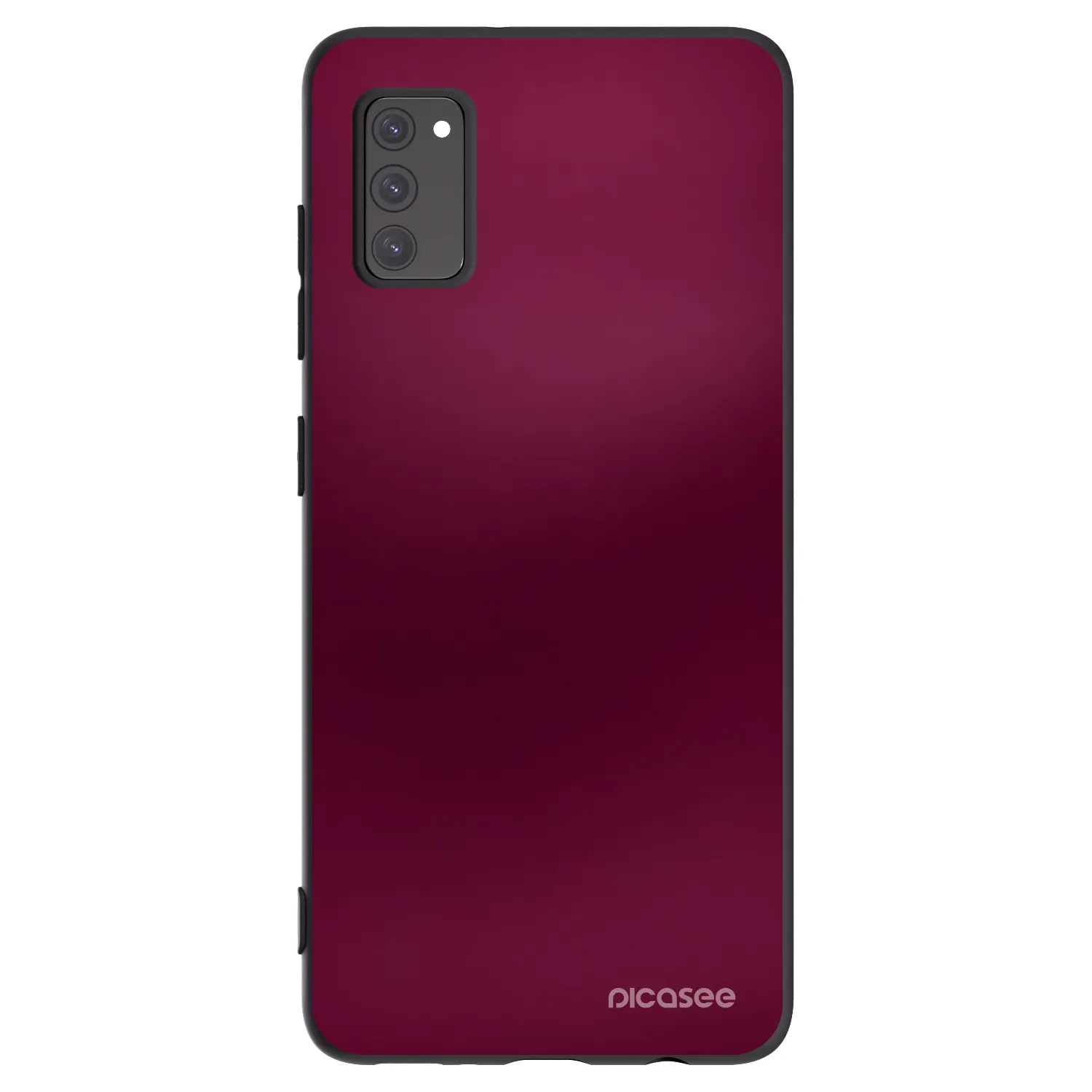 Picasee crna silikonska maskica za Samsung Galaxy A41 A415F - Velvet Bordeaux