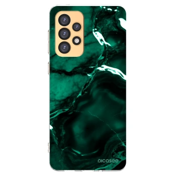 Picasee silikonska prozirna maskica za Samsung Galaxy A33 5G A336 - Dark emerald