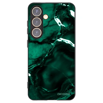 Picasee crna silikonska maskica za Samsung Galaxy S24 S921B 5G - Dark emerald