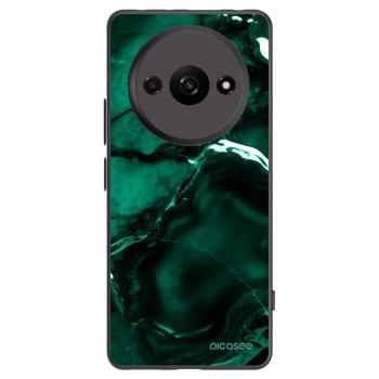 Picasee crna silikonska maskica za Xiaomi Redmi A3 - Dark emerald