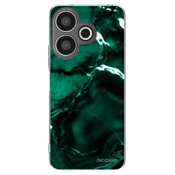 Picasee silikonska prozirna maskica za Xiaomi Redmi 13 4G - Dark emerald