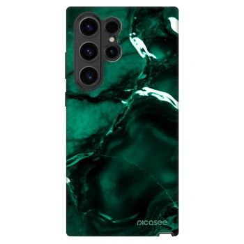 Picasee Fashion Case za Samsung Galaxy S22 Ultra 5G - Dark emerald