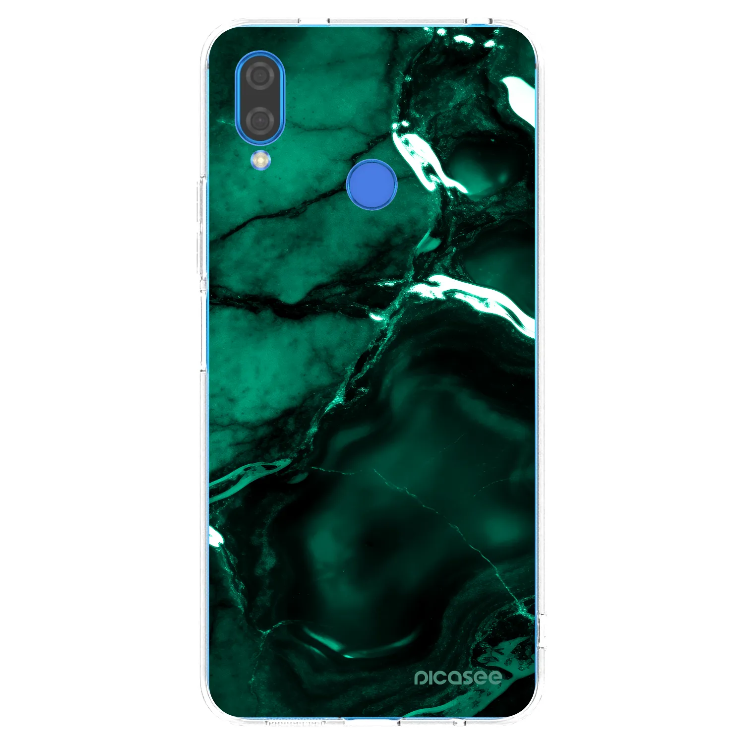 Picasee silikonska prozirna maskica za Huawei Nova 3i - Dark emerald