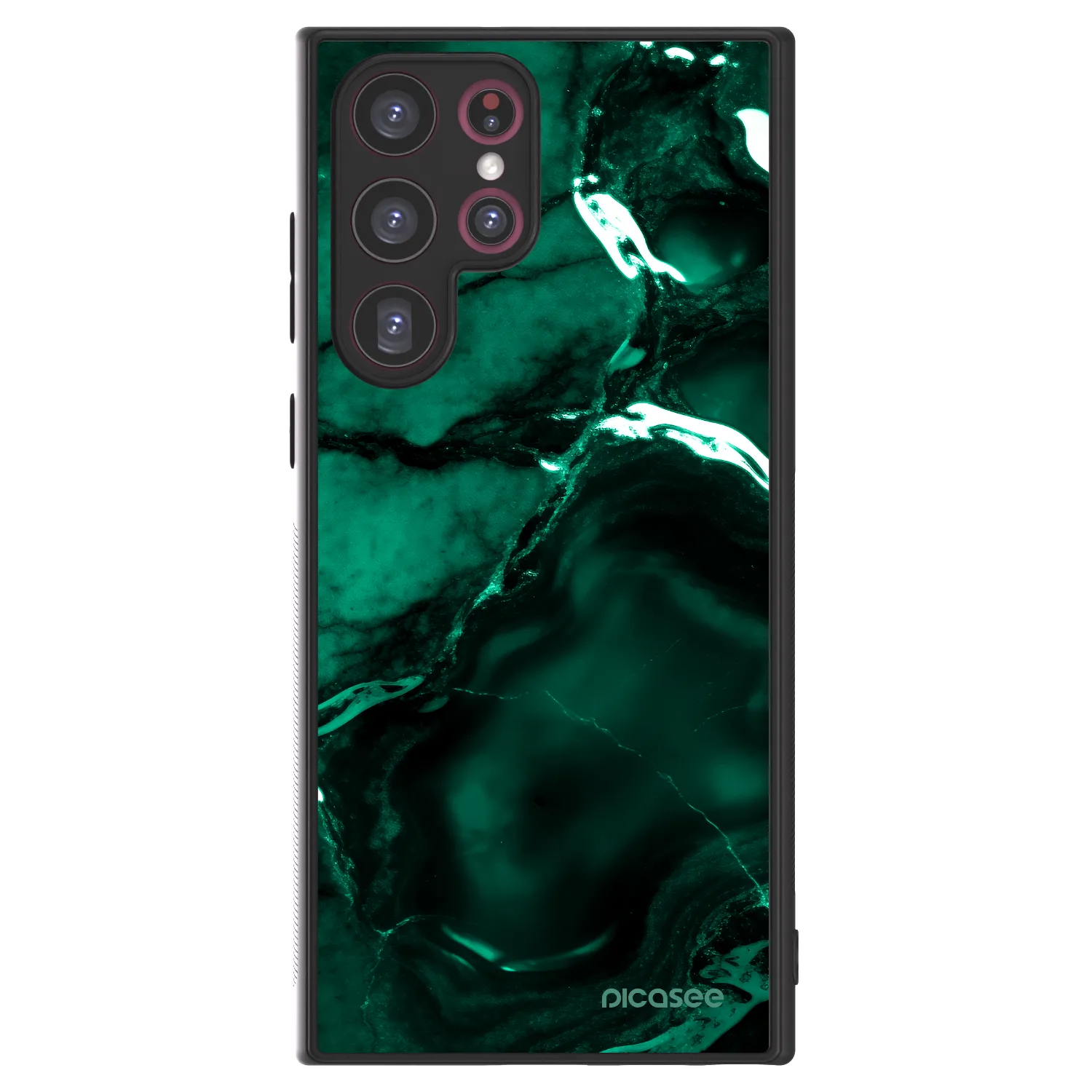 Picasee ULTIMATE CASE PowerShare za Samsung Galaxy S22 Ultra 5G - Dark emerald