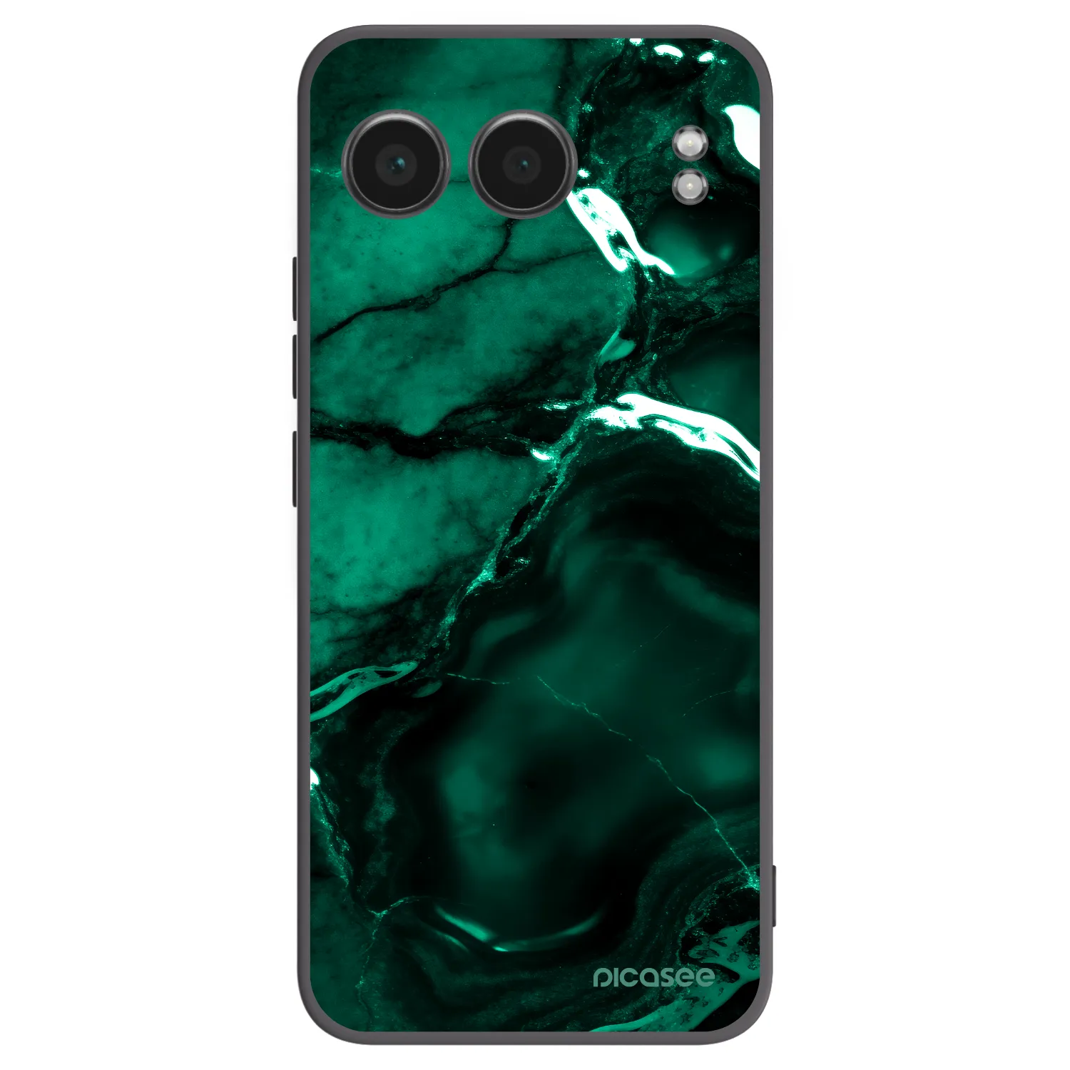 Picasee crna silikonska maskica za OnePlus Nord 4 - Dark emerald