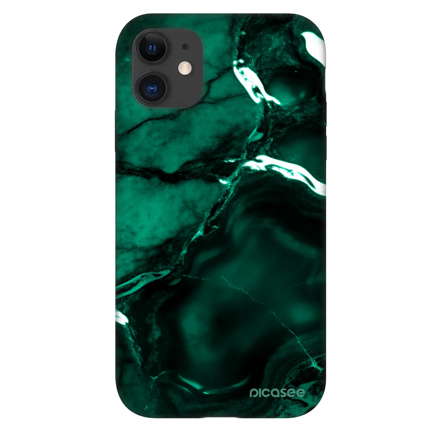 Picasee Fashion Case za Apple iPhone 11 - Dark emerald