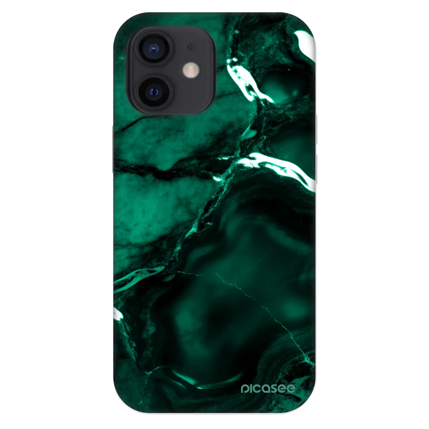 Picasee Fashion Case za Apple iPhone 12 mini - Dark emerald